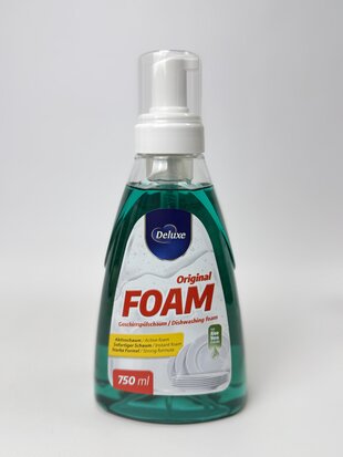 Піна для посуду Deluxe FOAM Original 750мл (зелена)