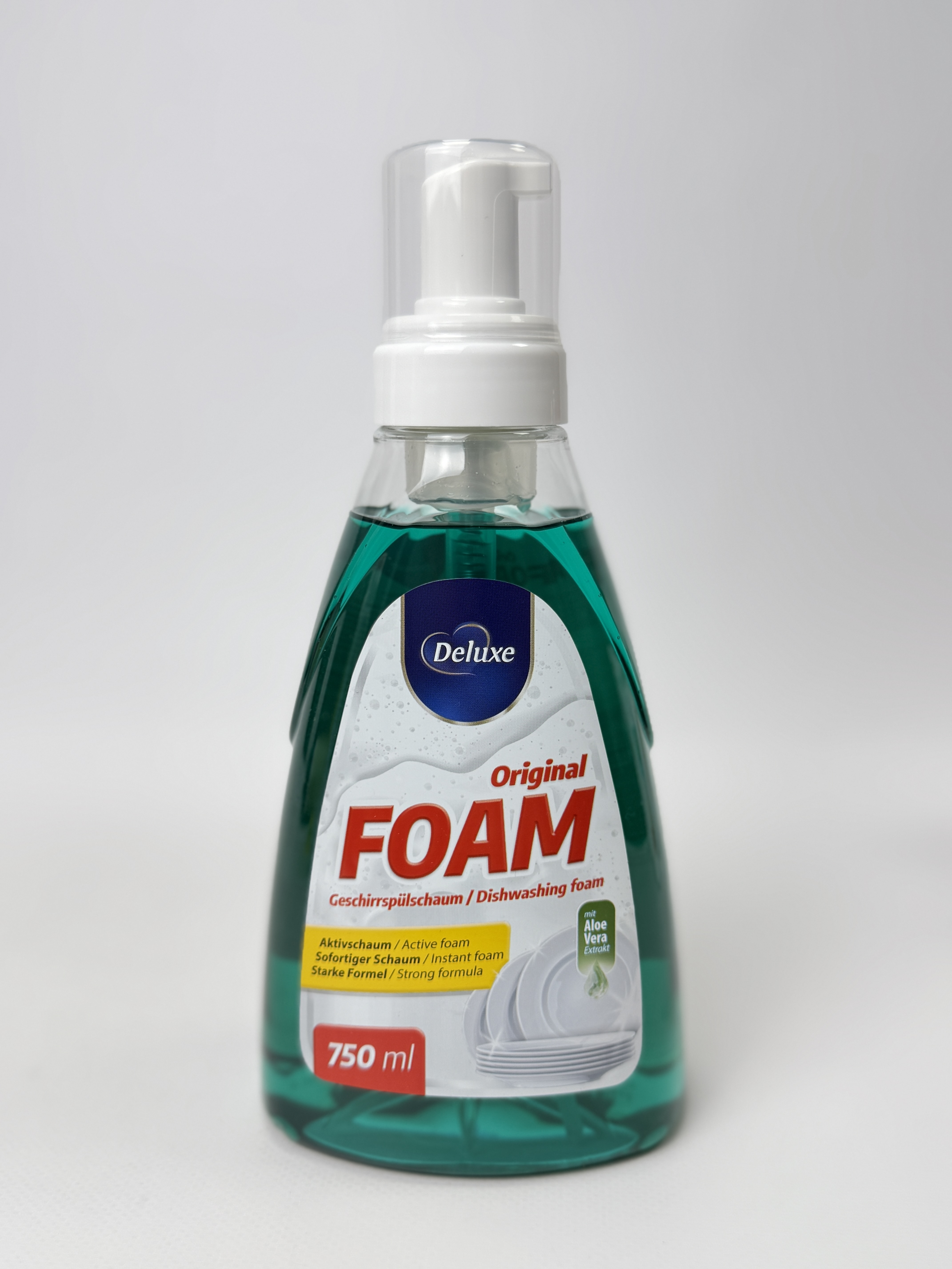 Піна для посуду Deluxe FOAM Original 750мл (зелена)