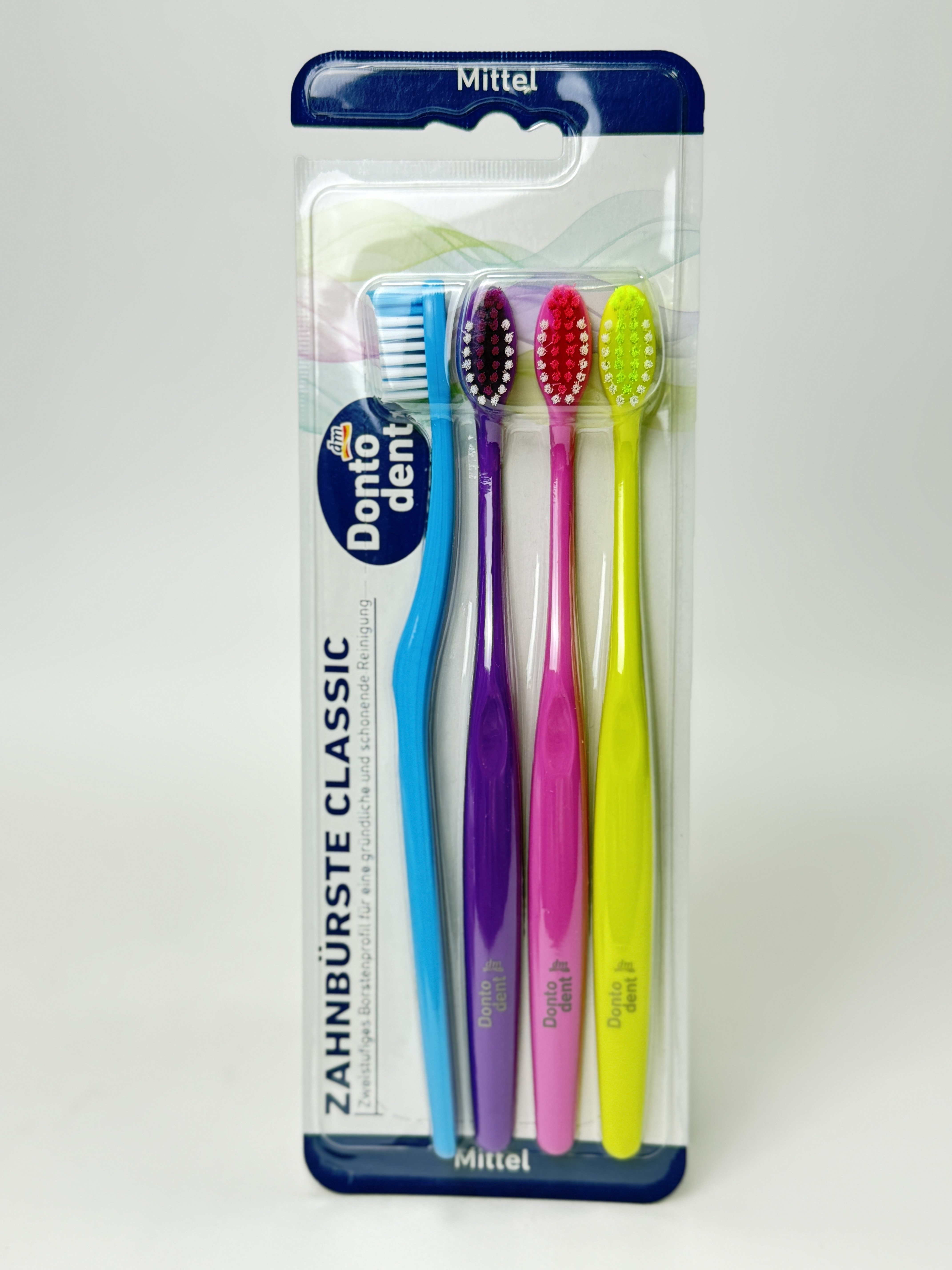 Dontodent Зубна щітка Classic 4 шт mittel