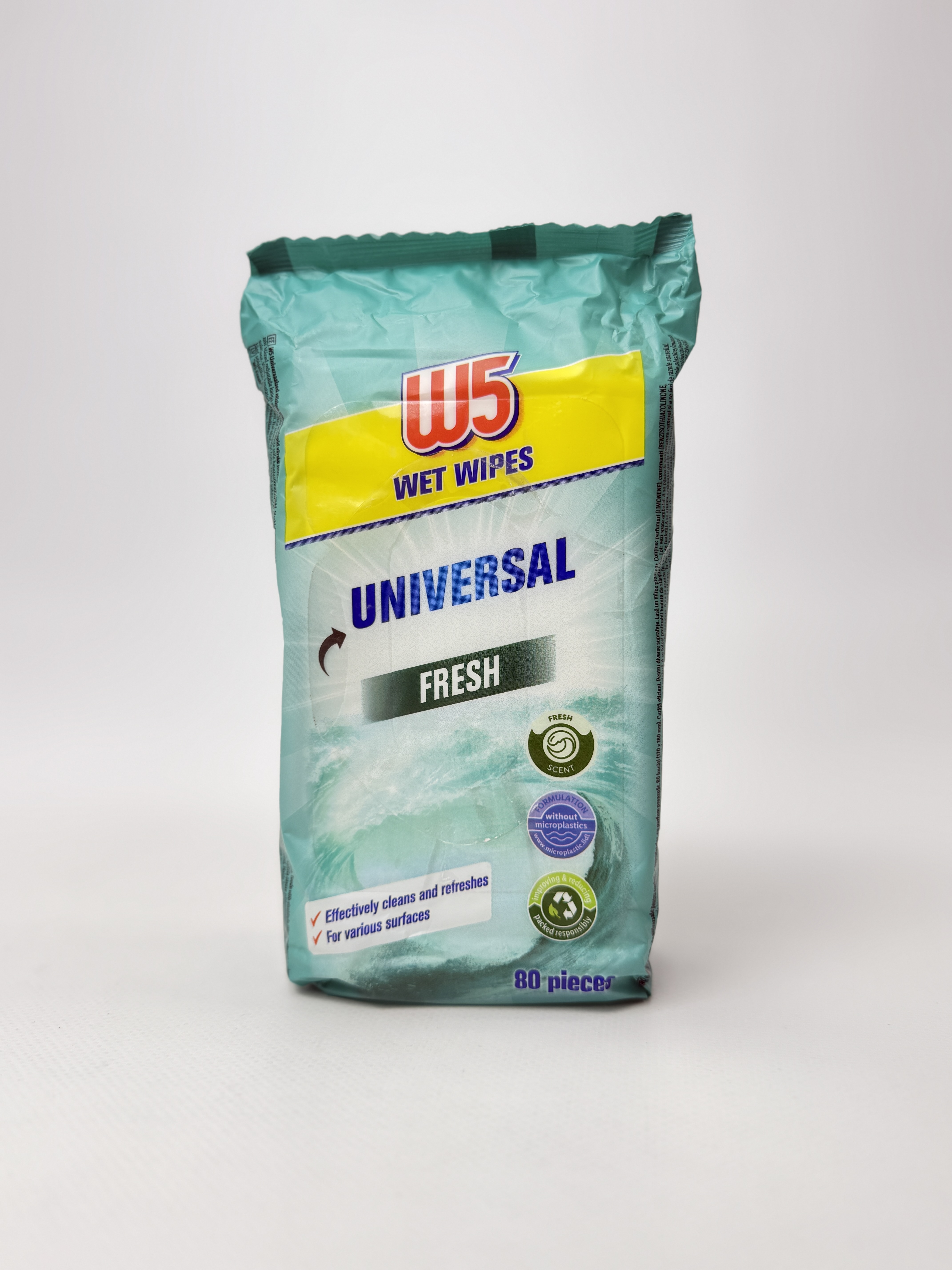 W5 Серветки для прибирання FRESH 80шт.