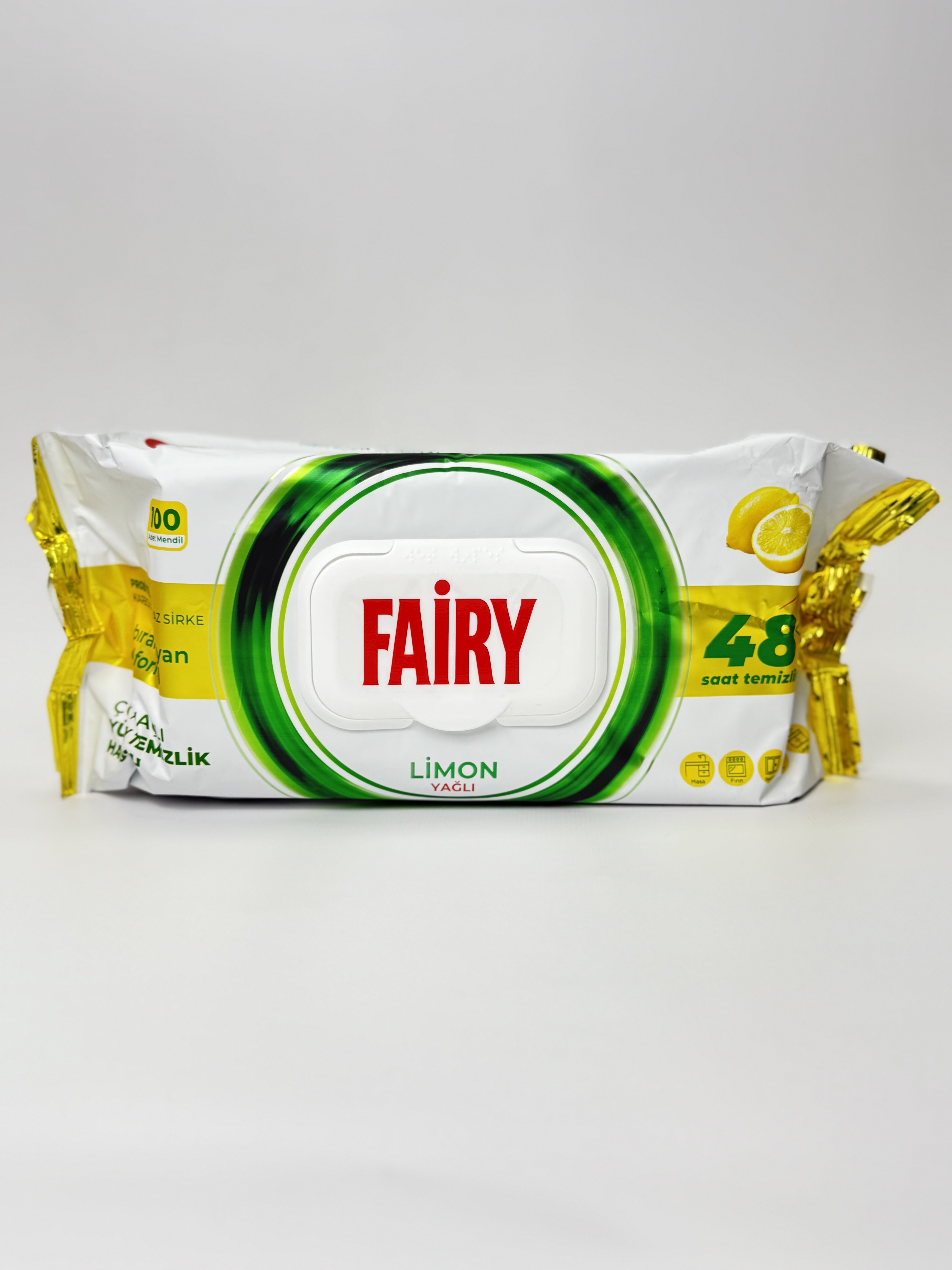 Вологі серветки для прибирання Fairy LIMON . 100шт