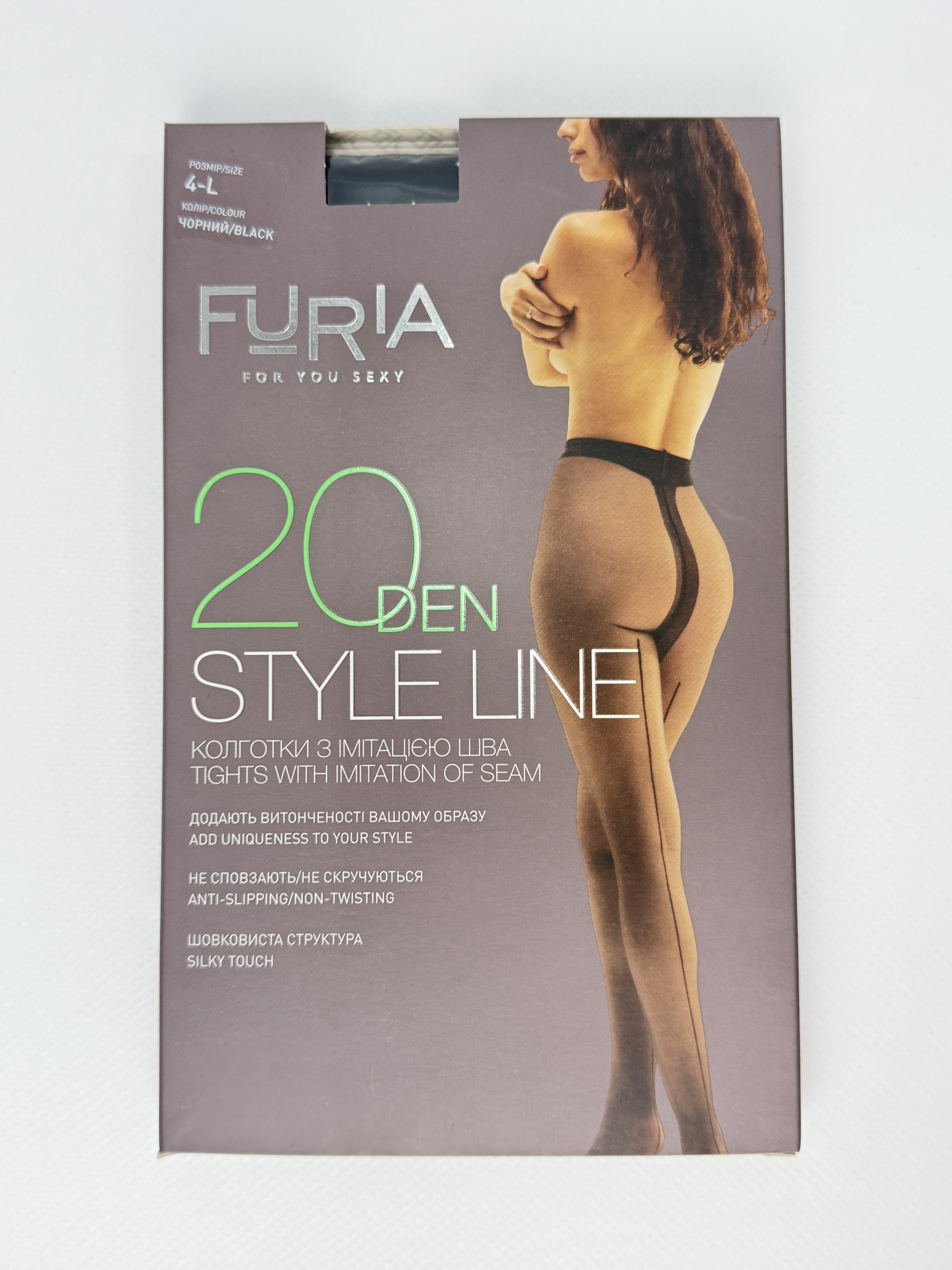 Колготки жіночі 1216р.4 чорний мал. 1000 furia