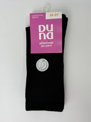 Шкарпетки жіночі 3114р.21-23 чорний мал. 1000 дюна