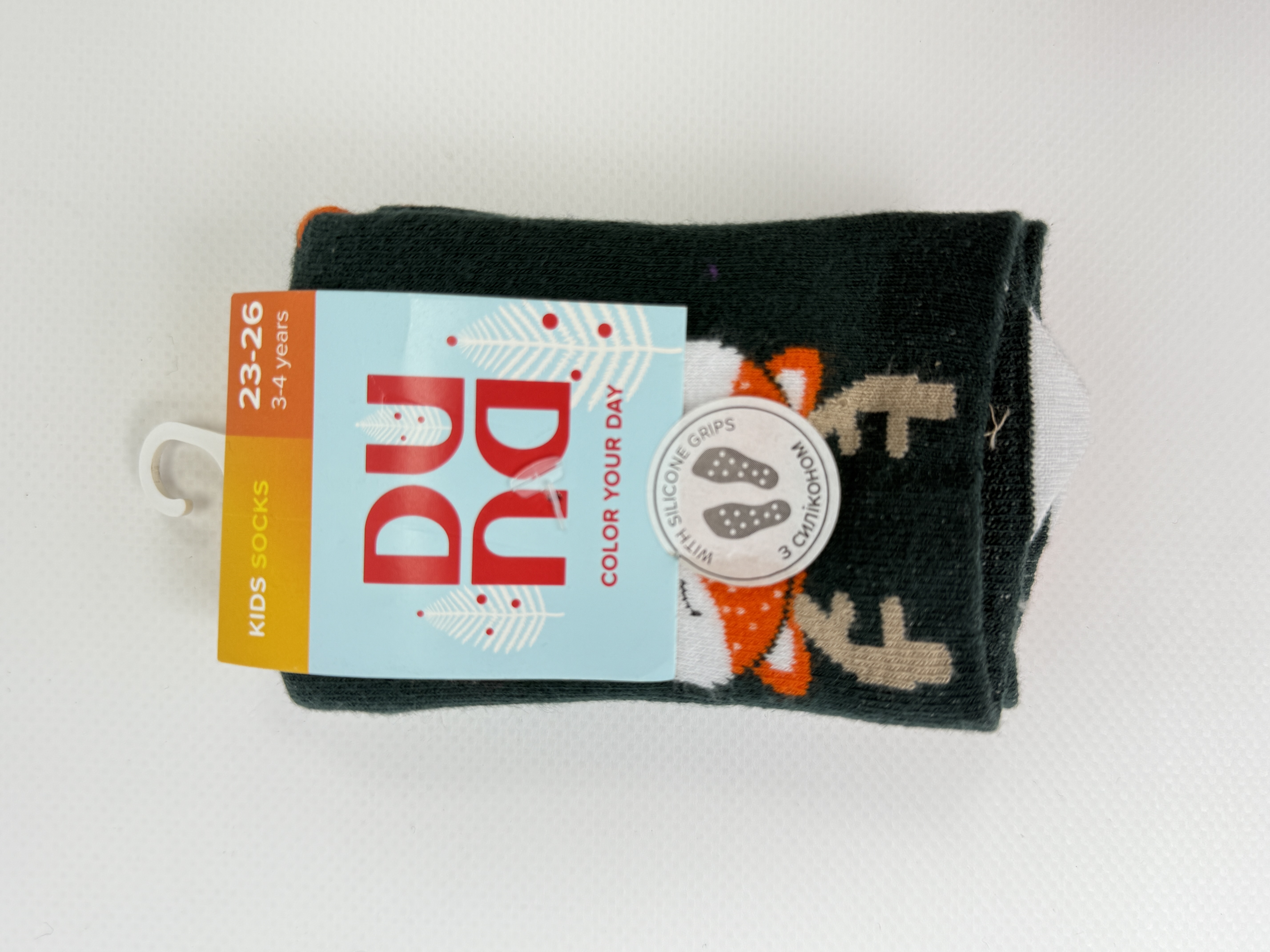 Шкарпетки дитячі 4112р.16-18 темно-зелений мал. 2276 дюна