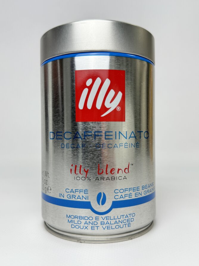 Illy Кава в зернах Decaffeinato. 100% Arabica (7646) - 250 g / 12 шт/ящ