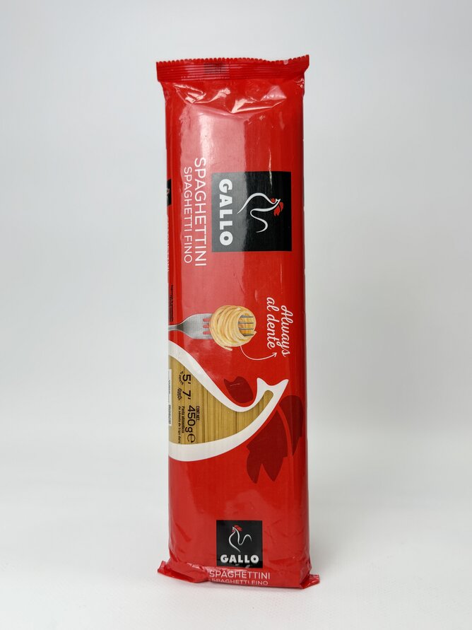 Макаронні вироби Gallo Spagettini Спагеттіні 450 г.(тонкі)