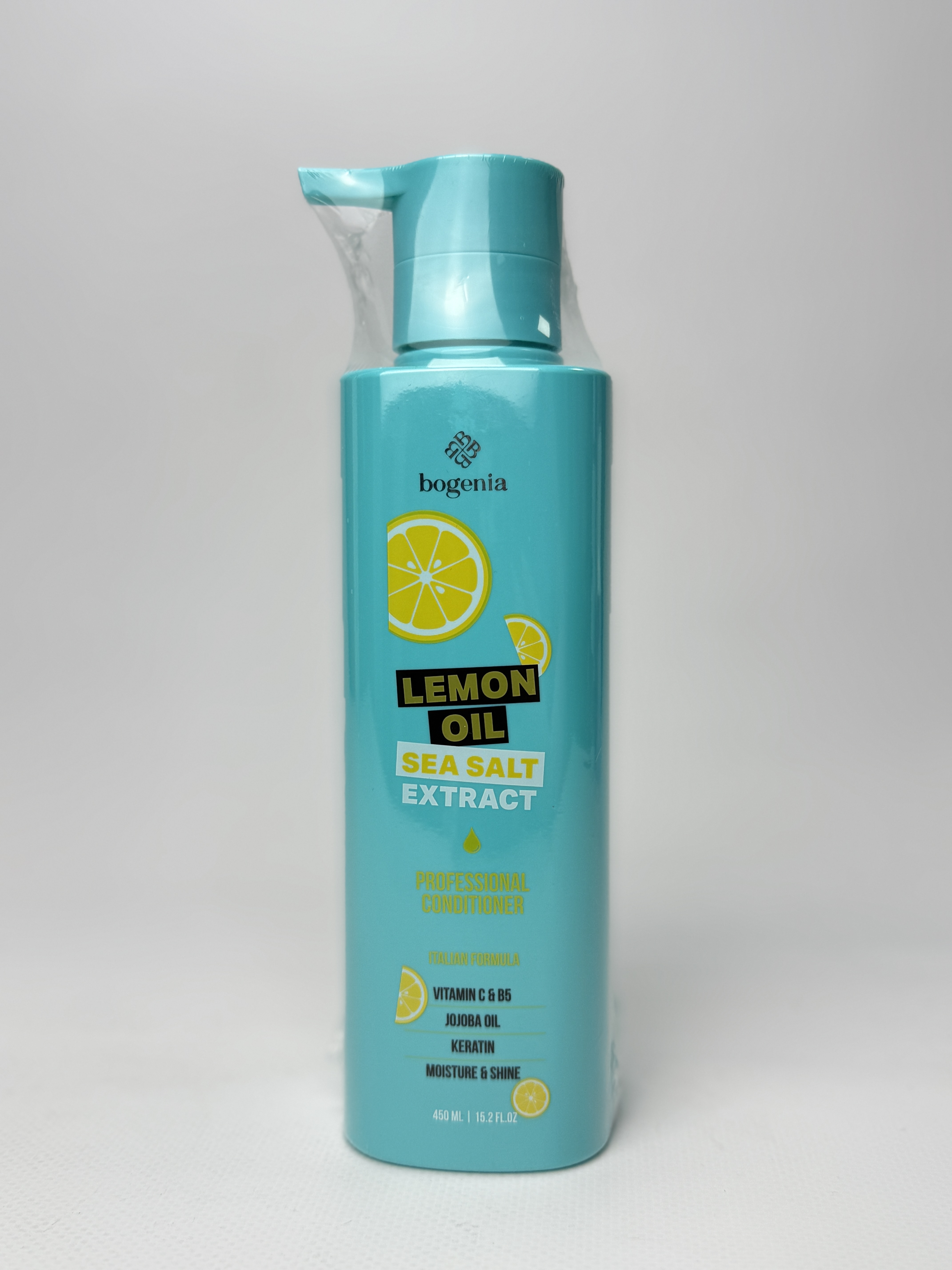 Bogenia" BG440 (№002 Кондіціонер для волосся (450мл) Lemon Oil & Sea Salt