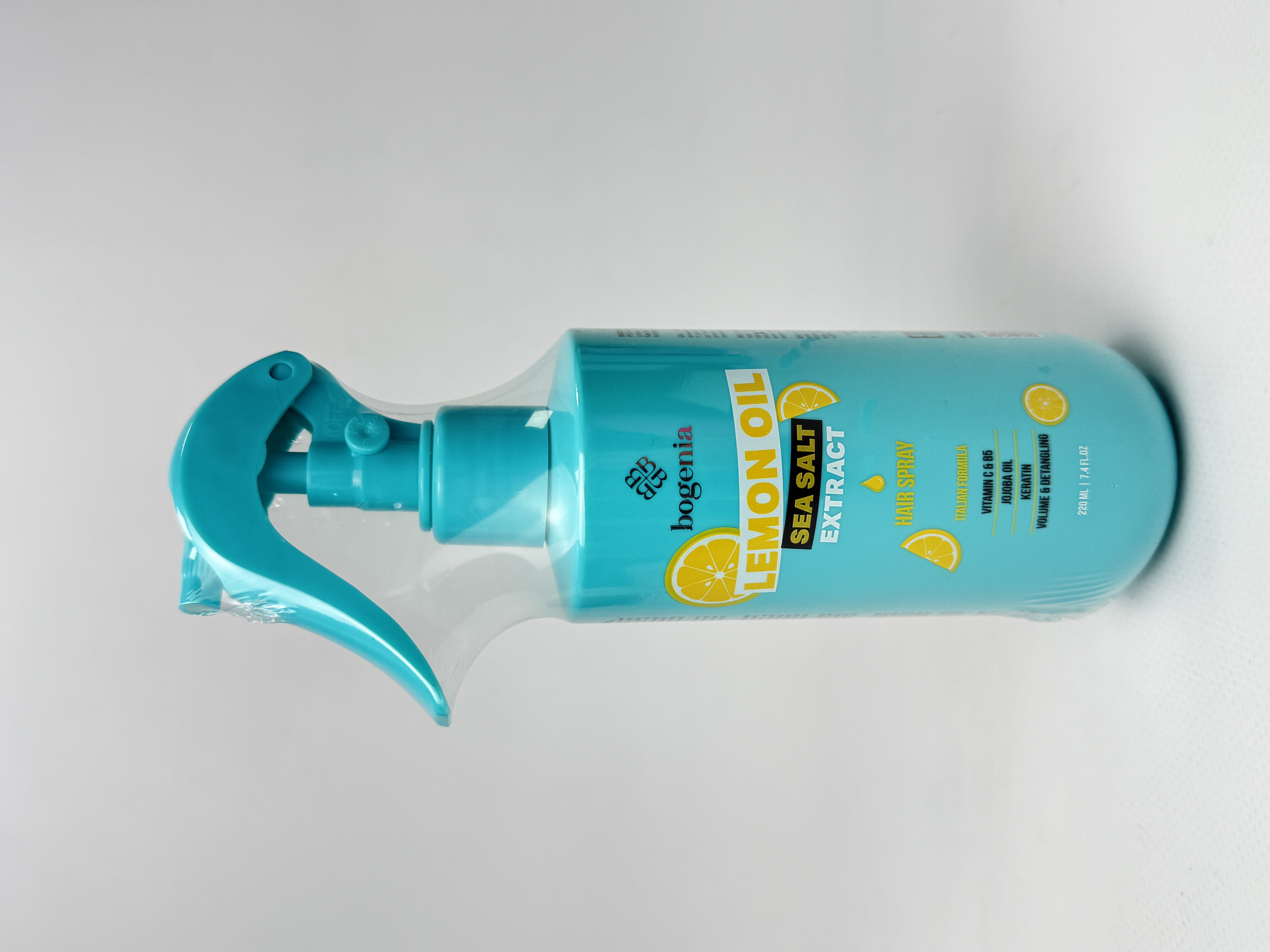 Bogenia" BG440 (№003 Спрей для волосся (220 мл) Lemon Oil & Sea Salt