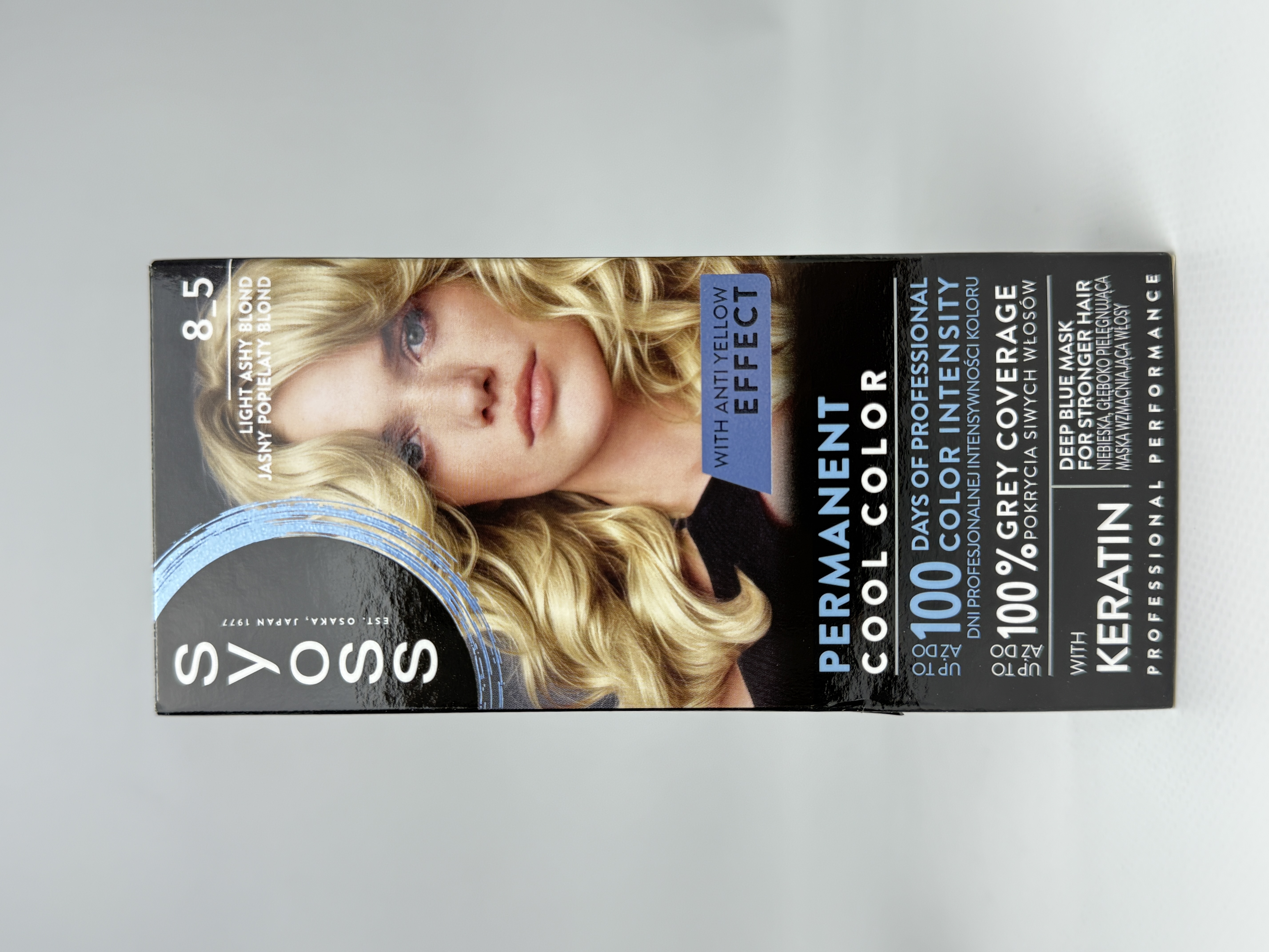 Стійка крем-фарба SYOSS 8-5 Холодний Попелястий Блонд