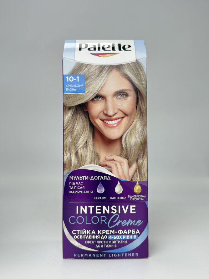 Стійка крем-фарба Palette ICC 10-1 Сріблястий блонд