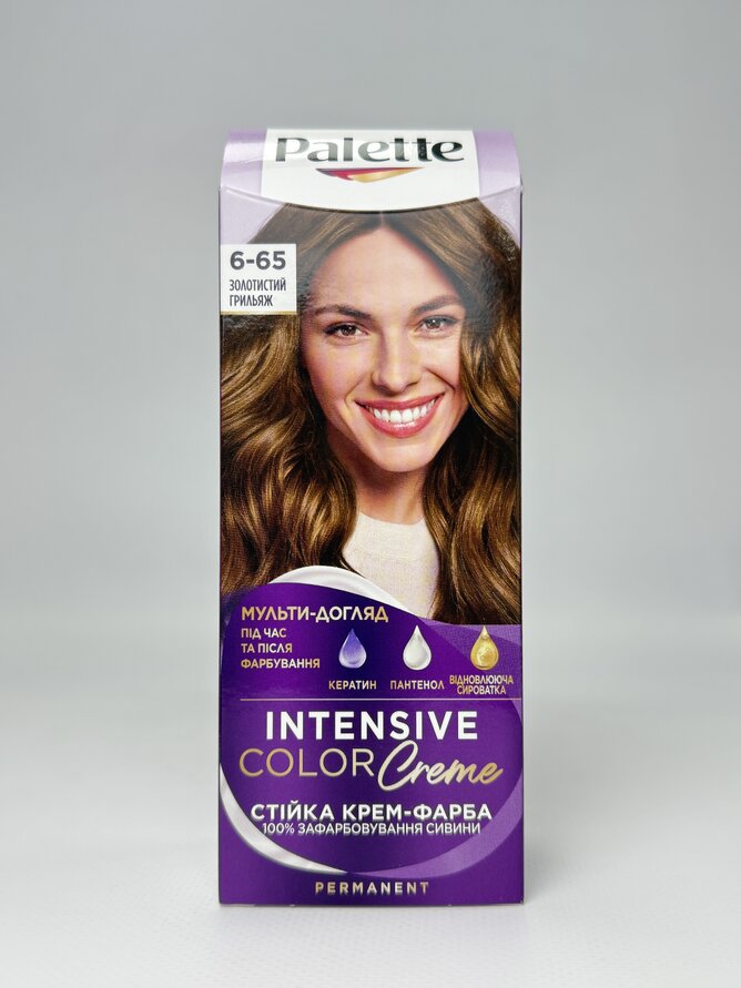 Стійка крем-фарба Palette ICC 6-65 Золотистий Грильяж