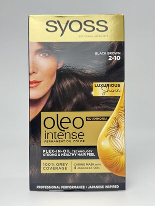 Фарба SYOSS Oleo Intense 2-10 Чорно-каштановий