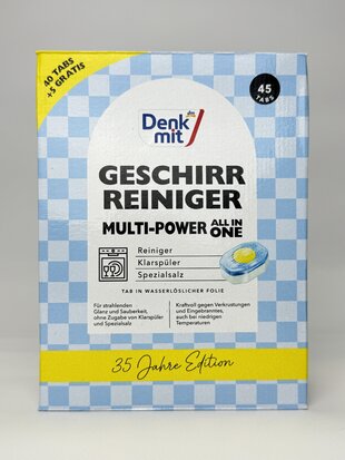 Denk Mit Таблетки для ПСМ GESCHIRR REINIGER 45 tabs