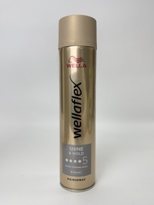 Лак для волосся Wellaflex 5 250мл SHINE & HOLD
