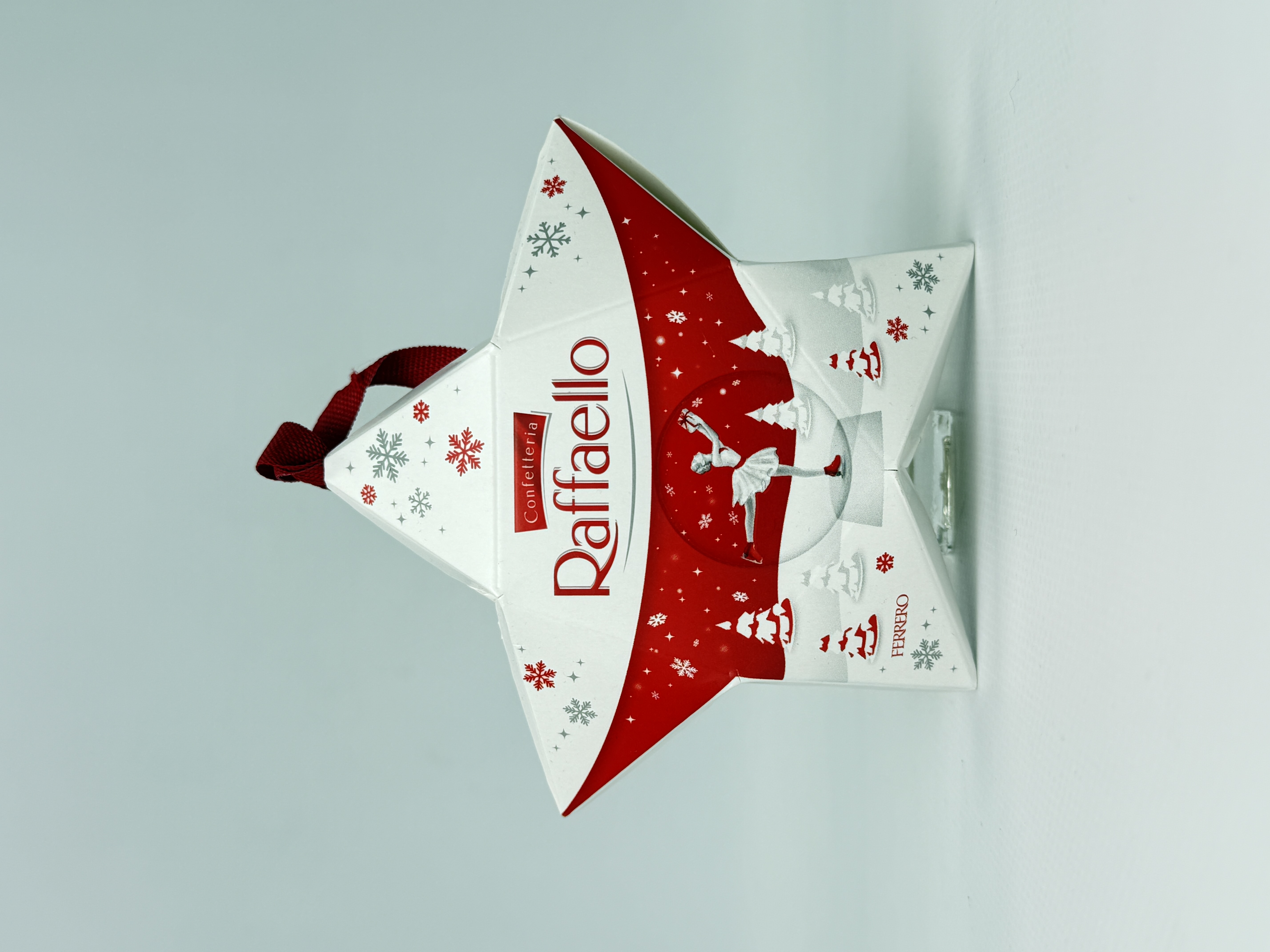 Новорічний Подарунок Raffaello kleiner Прикраса на ялинку ЗІРОЧКА 37.5g