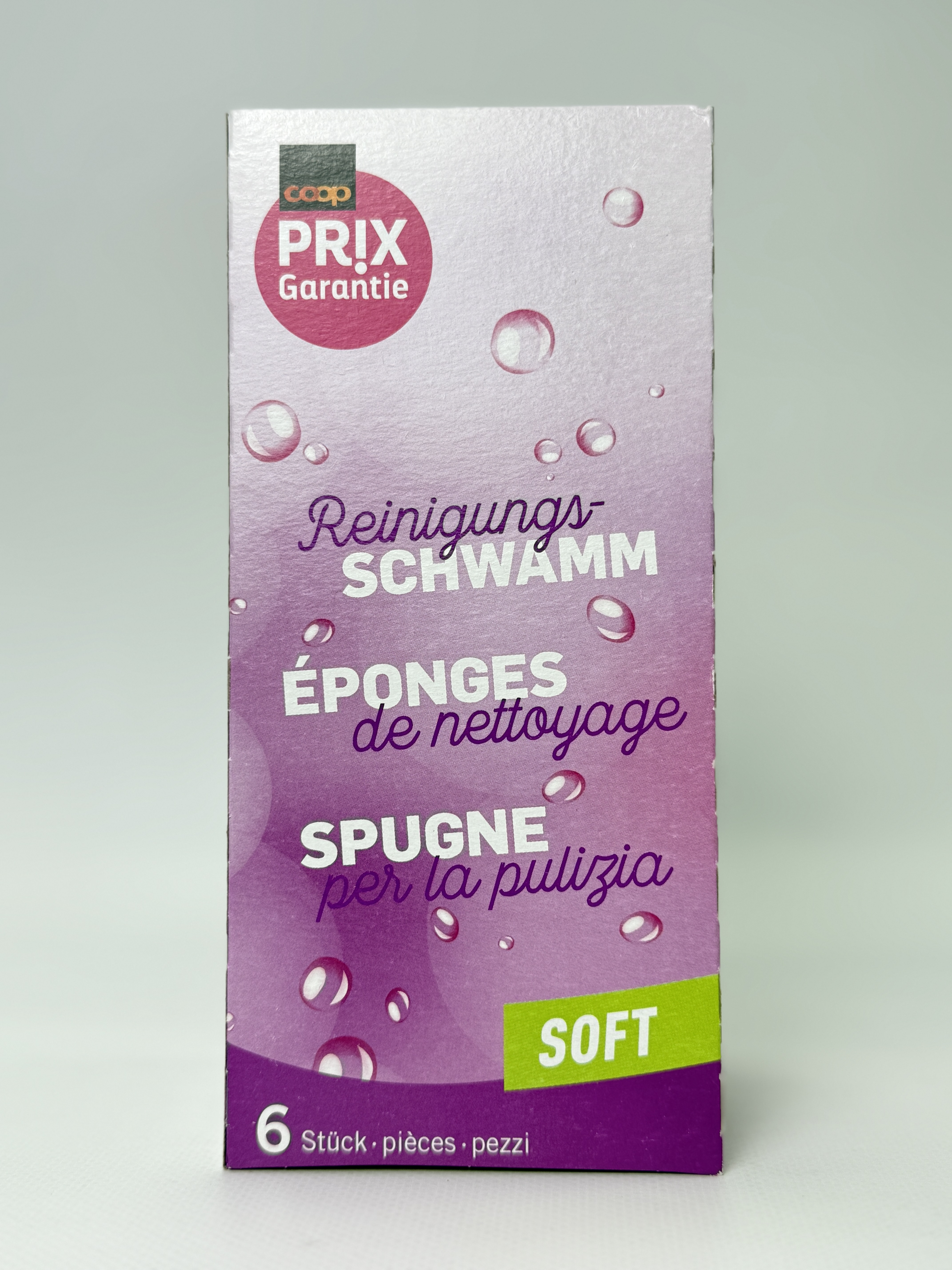 Губки для миття посуду Prix 6шт.