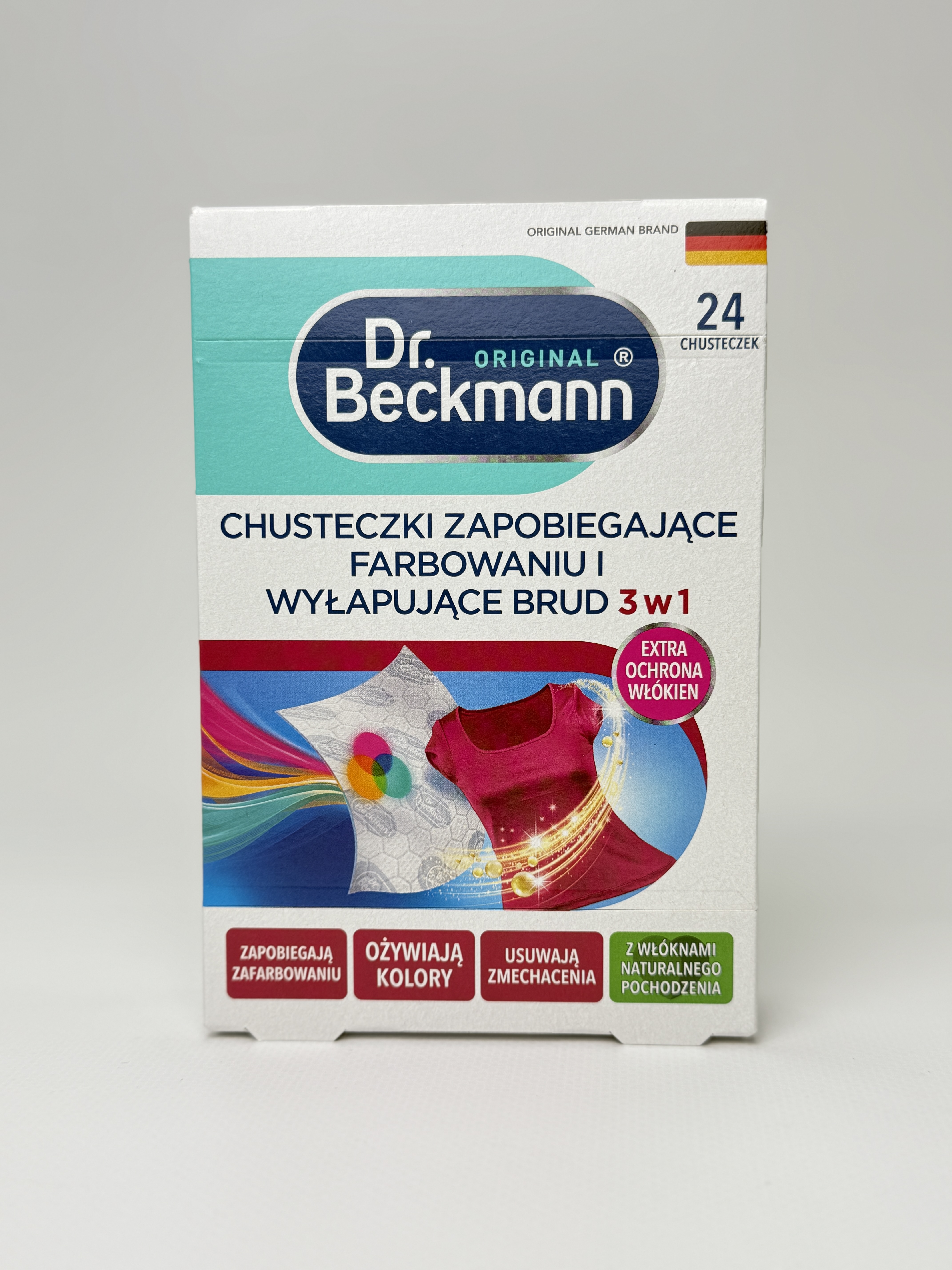 Dr. Beckman - Farb&Schmutz Серветки антилінька кольорові 24st /12