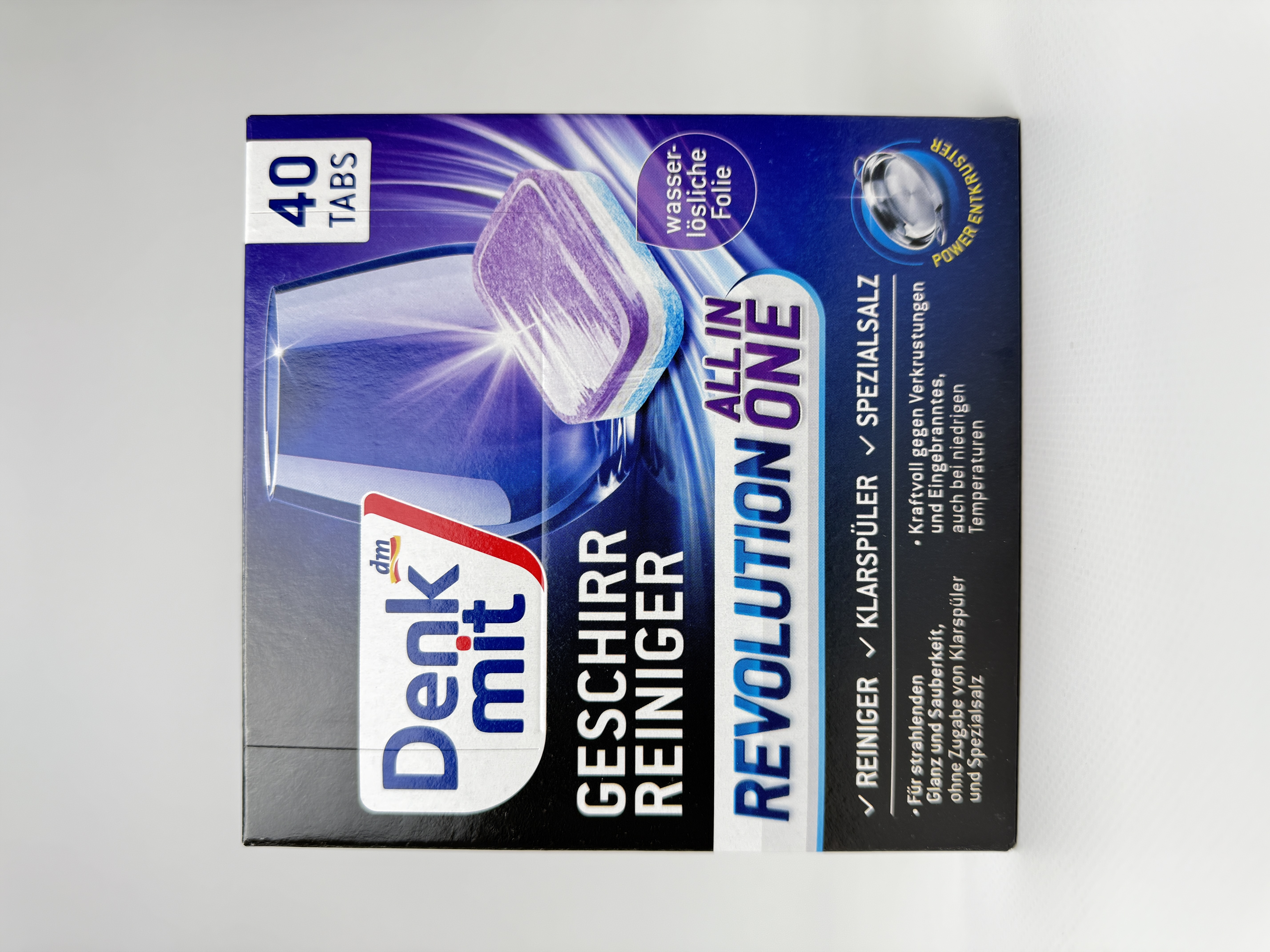 Таблетки для посудомийних машин DenkMit Revolution 40 шт.