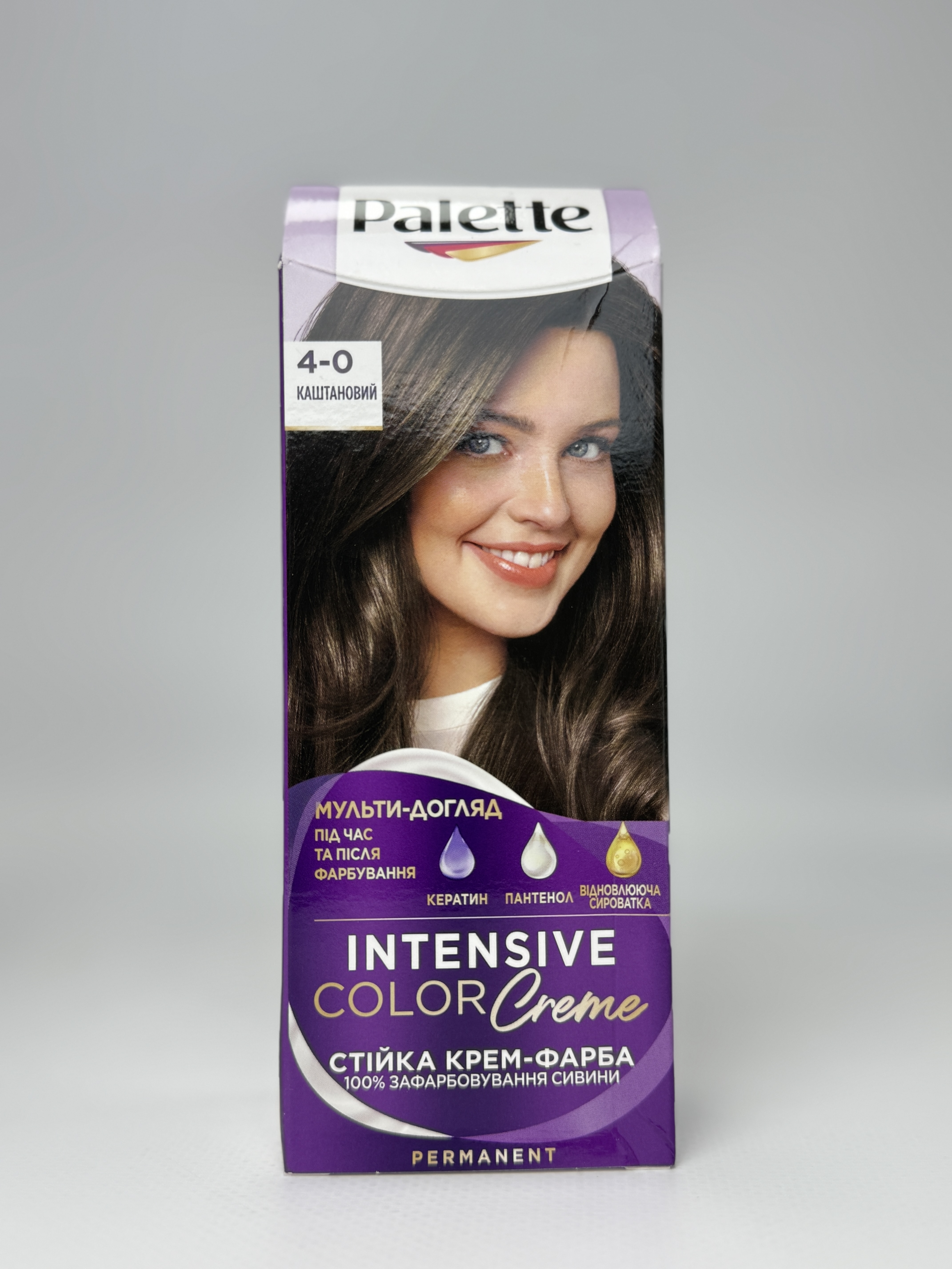 Стійка крем-фарба Palette ICC 4-0 Каштановий