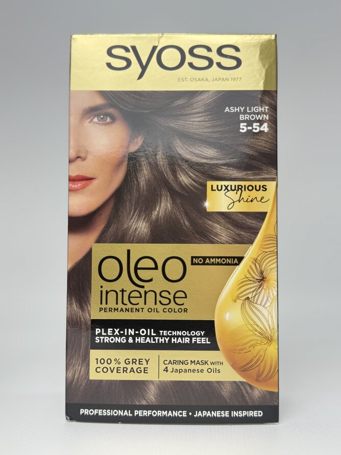 Фарба SYOSS Oleo Intense Холодний Світло-Каштановий 5-54