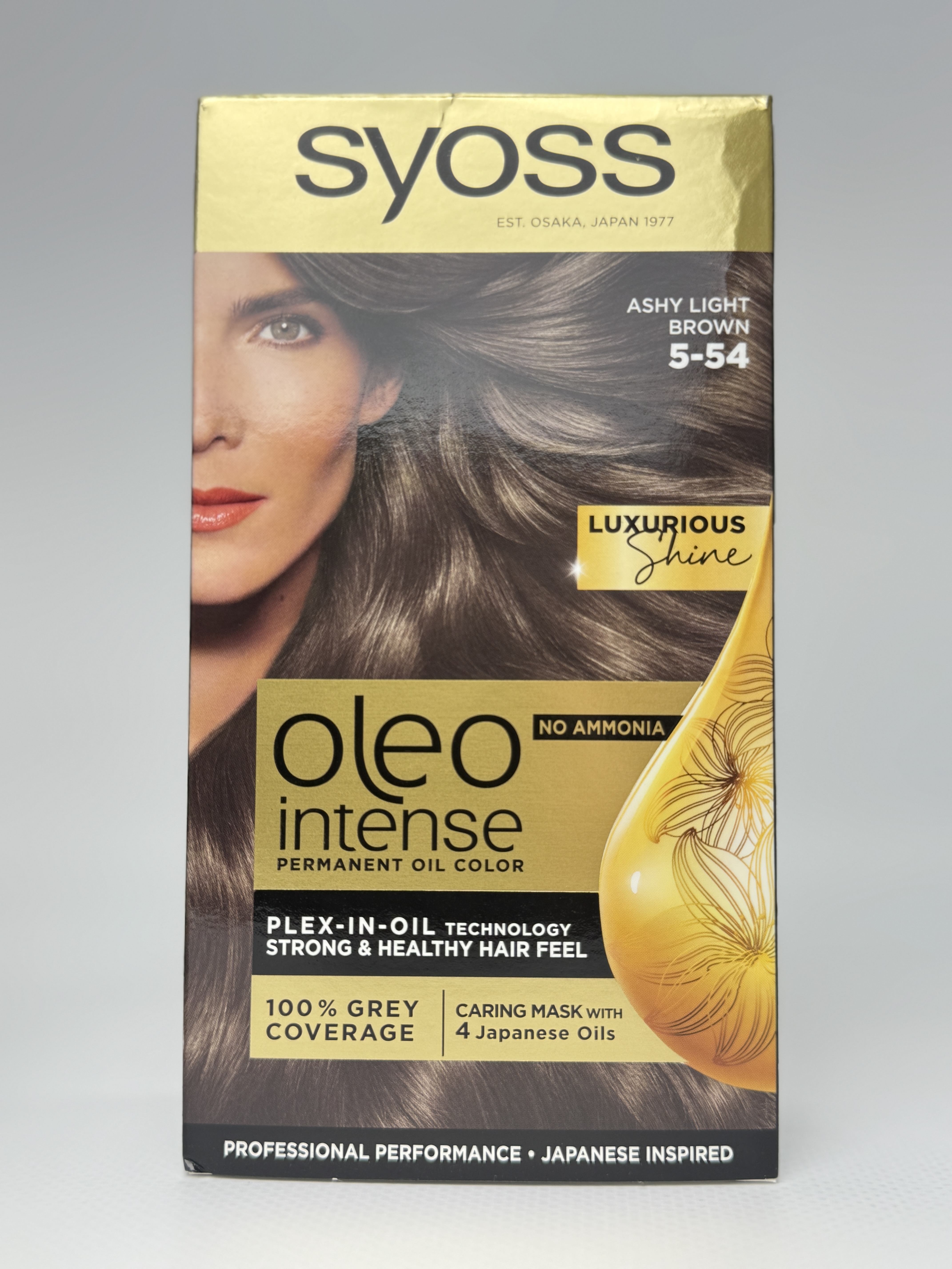 Фарба SYOSS Oleo Intense Холодний Світло-Каштановий 5-54