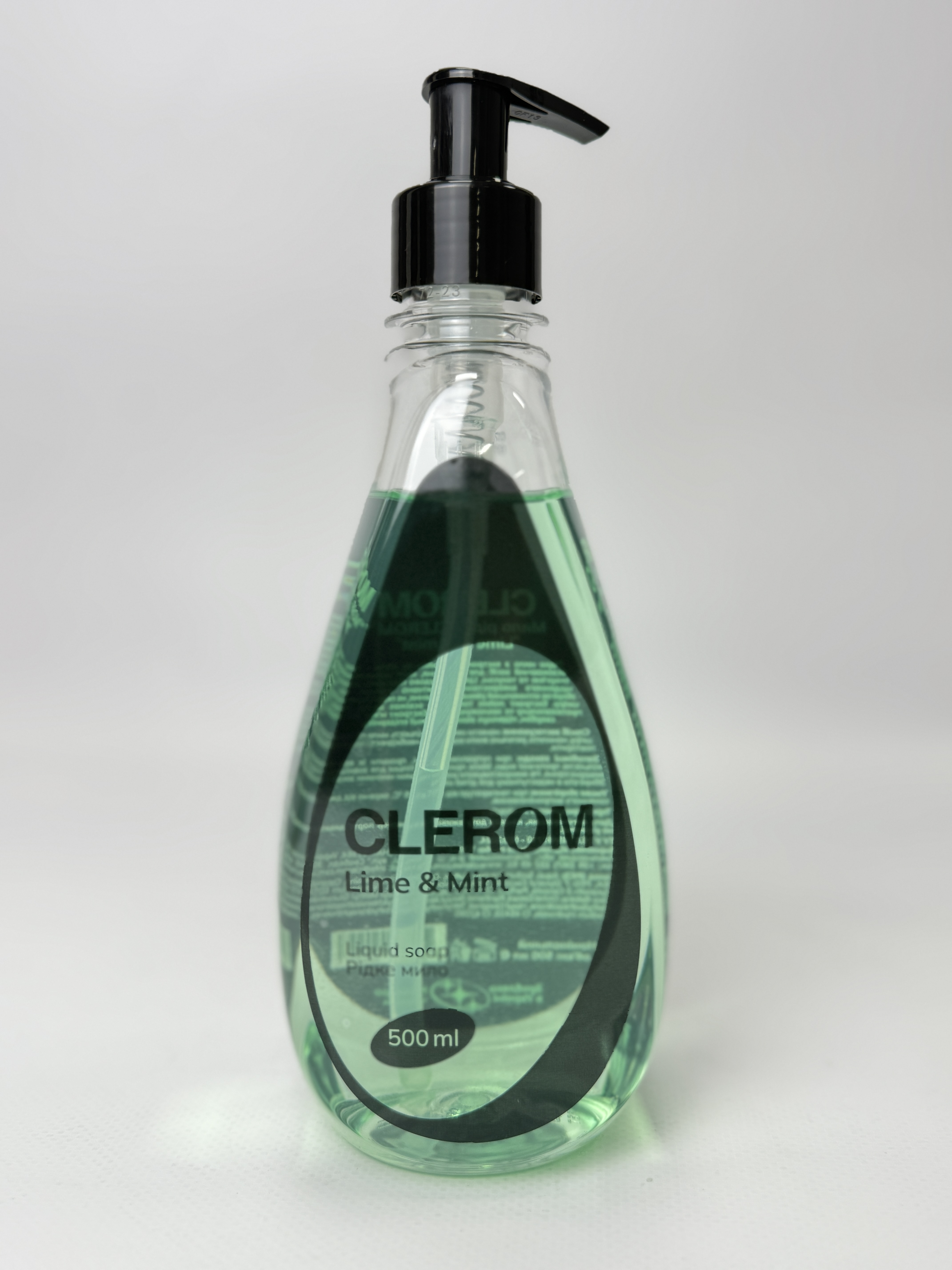 Рідке мило ТМ "Clerom" Lime and mint 500 мл