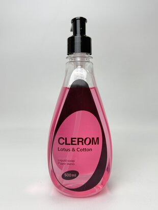 Рідке мило ТМ "Clerom" Lotus and Cotton 500 мл