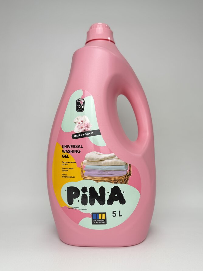 Гель для прання ТМ "PINA" Universal Sakura Blossom 5.0 л