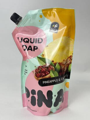 Рідке мило ТМ "PINA" Pineapple and cherry 550 мл дой-пак