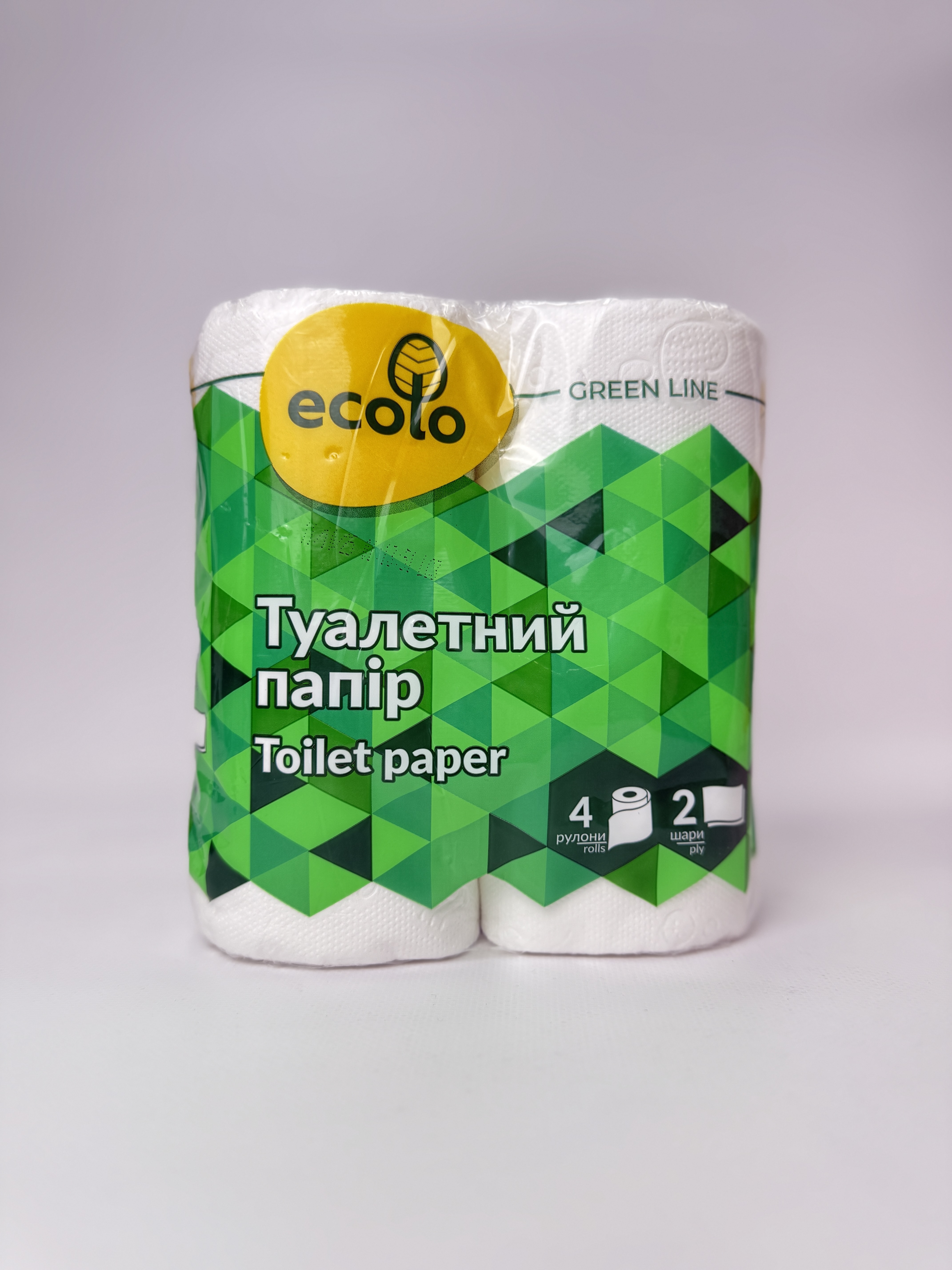 Т.папір ECOLO 2-х шар. Ц (4 шт)