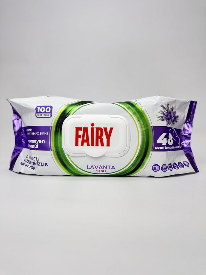Вологі серветки для прибирання FAIRY (100) Lavanta