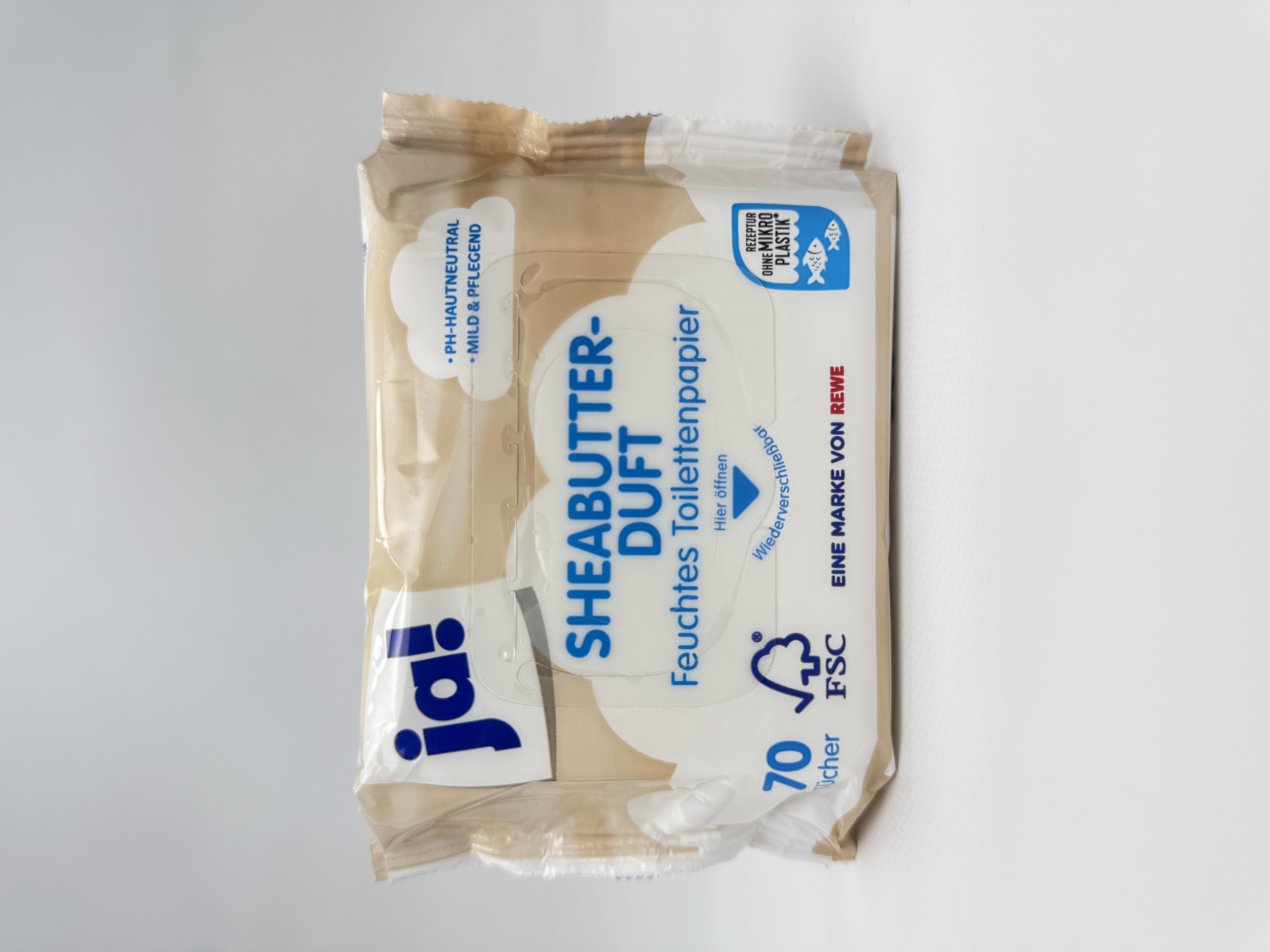 Вологий туал. папір JA! (70) Sheabutter-Duft