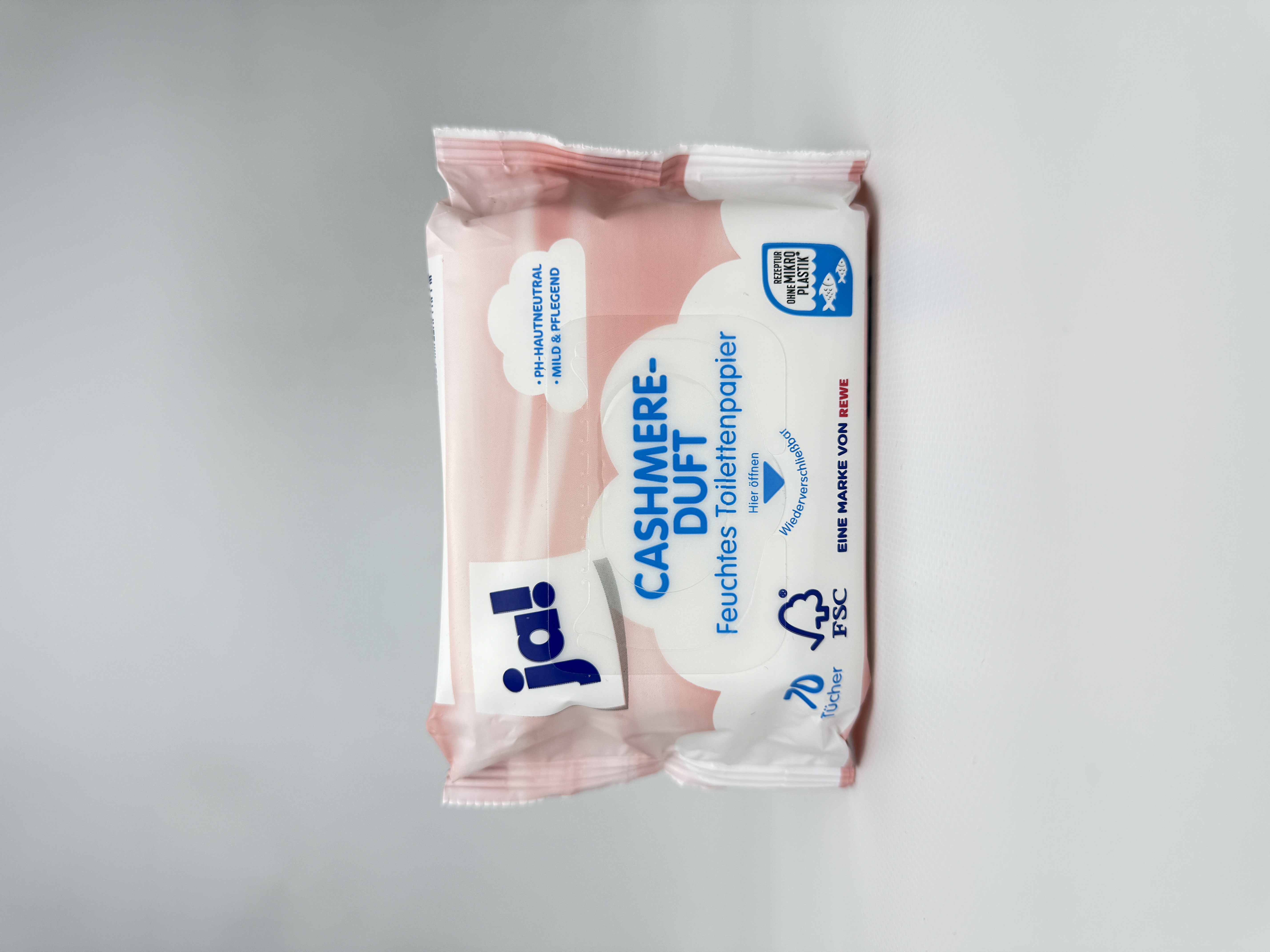 Вологий туал. папір JA! (70) кашемір