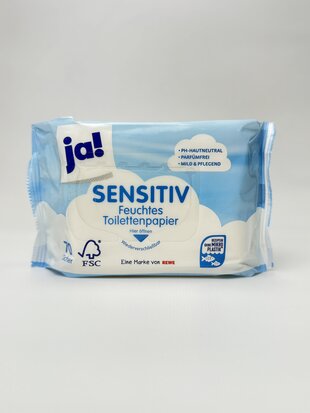 Вологий туал. папір JA! (70) Sensitiv