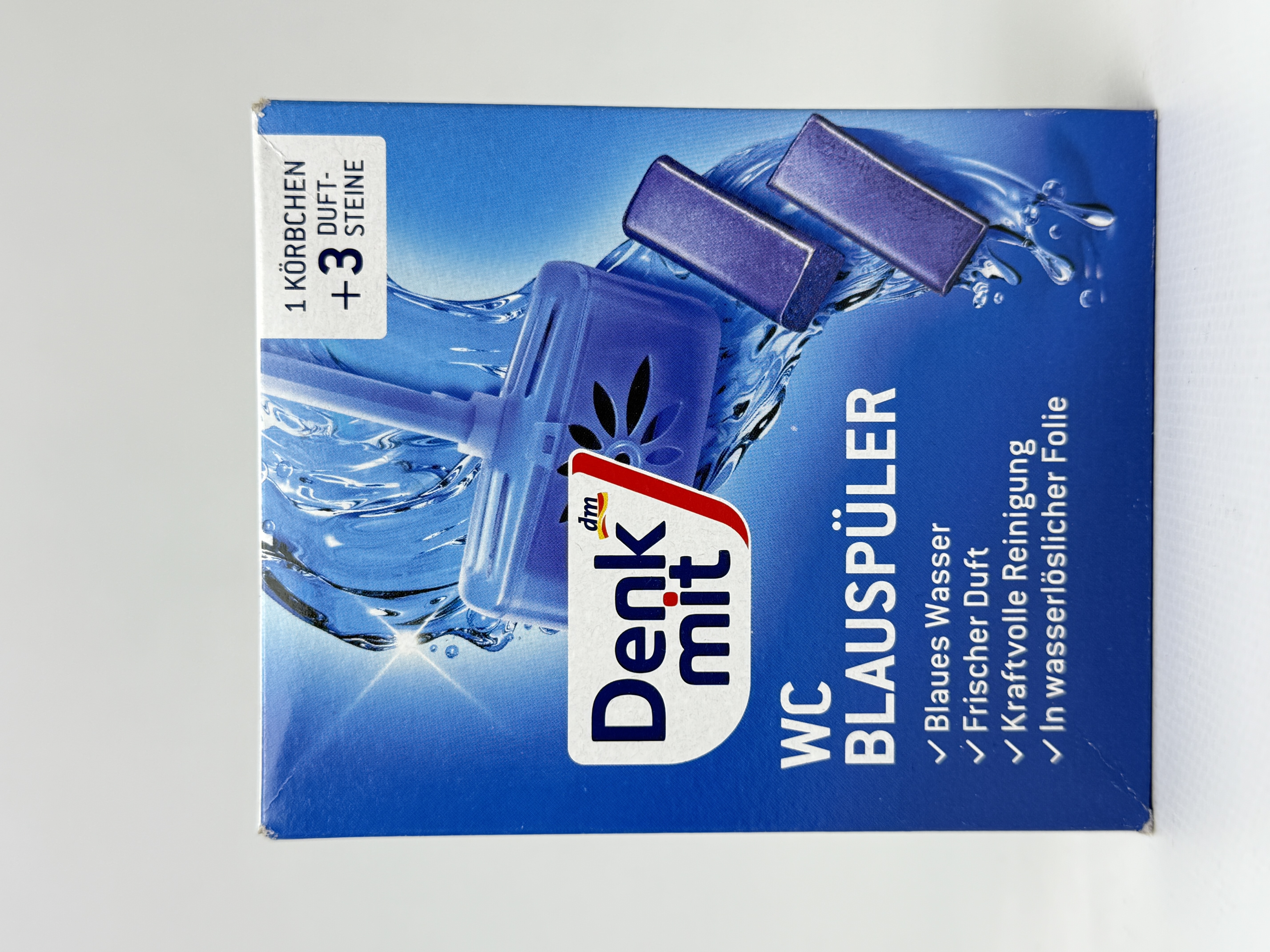 Denkmit Блок для туалету Blauspuler 3-fach aktiv 3шт.