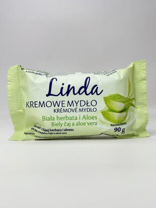Мило Linda Білий чай і аоле вера 90g