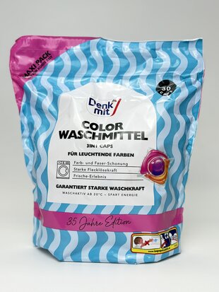 Denk Mit Капсули для прання кольорових речей Color Waschmittel 3в1 30шт.