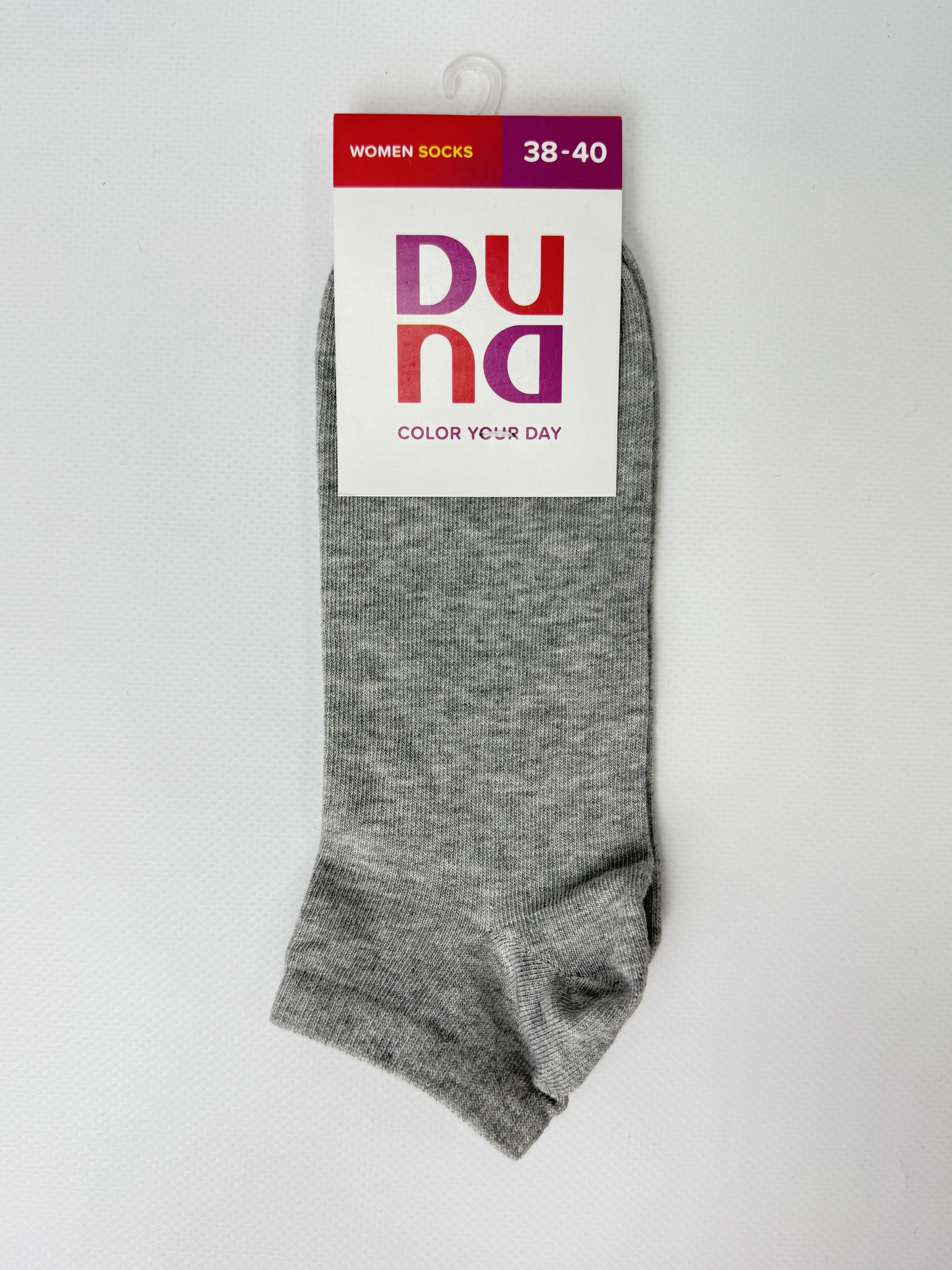 Шкарпетки жіночі 307р.23-25 світло-сірий мал. 1000 дюна