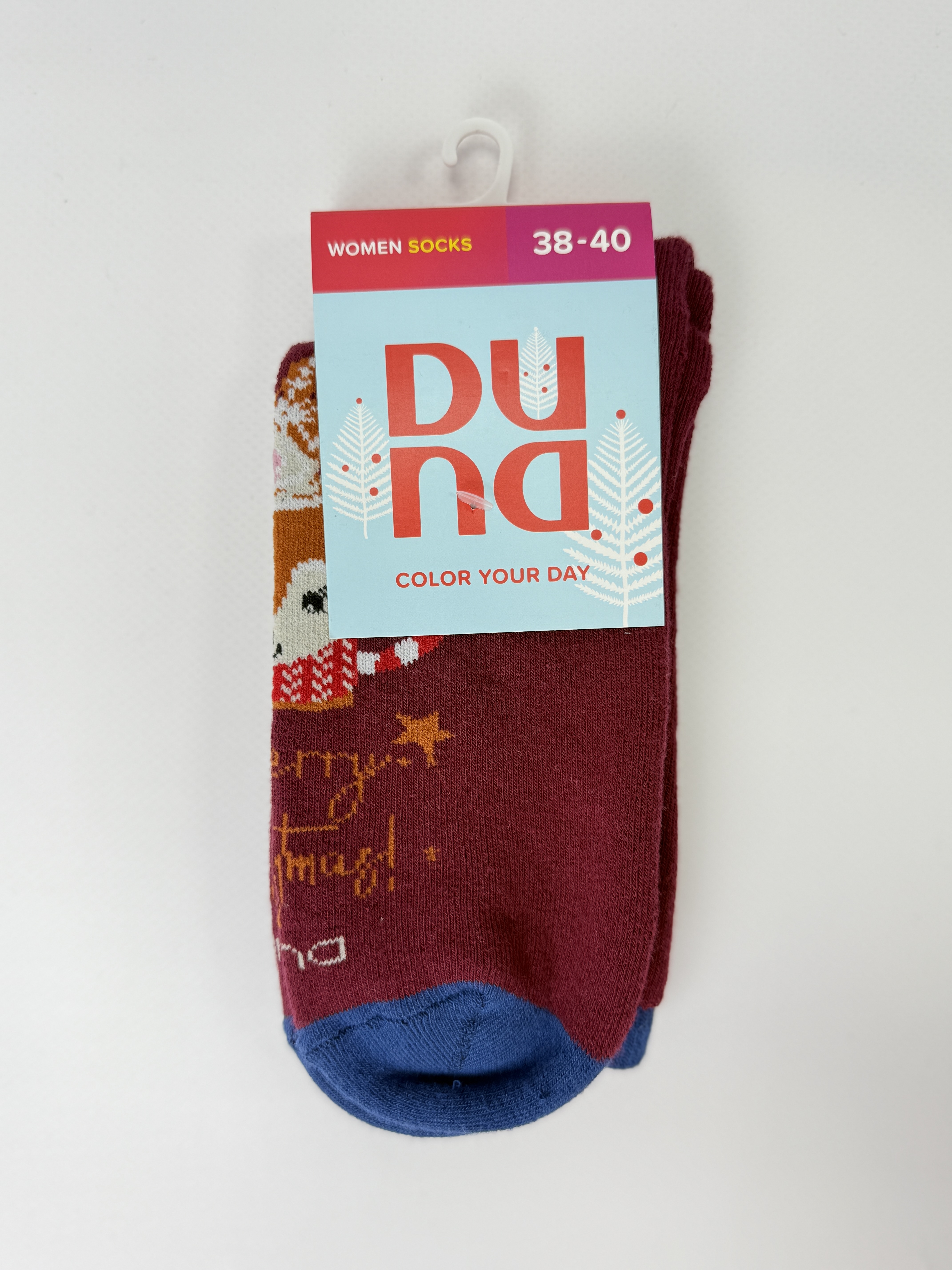 Шкарпетки жіночі 3112р.23-25 бордо мал. 3005 дюна