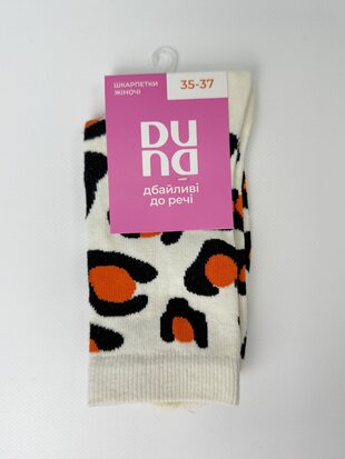 Шкарпетки жіночі 3377р.21-23 молочний мал. 2418 дюна