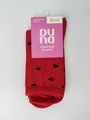 Шкарпетки жіночі 3381р.23-25 червоний мал. 2494 дюна