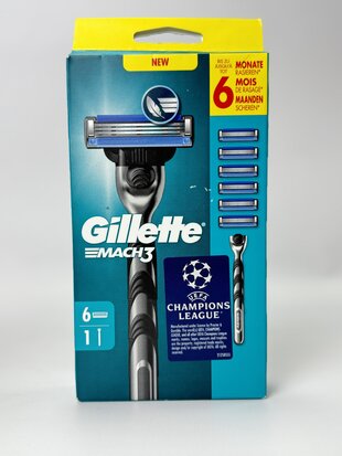 Gillette Станок для гоління + змінні касети Mach 3 (1ст. + 6шт.)