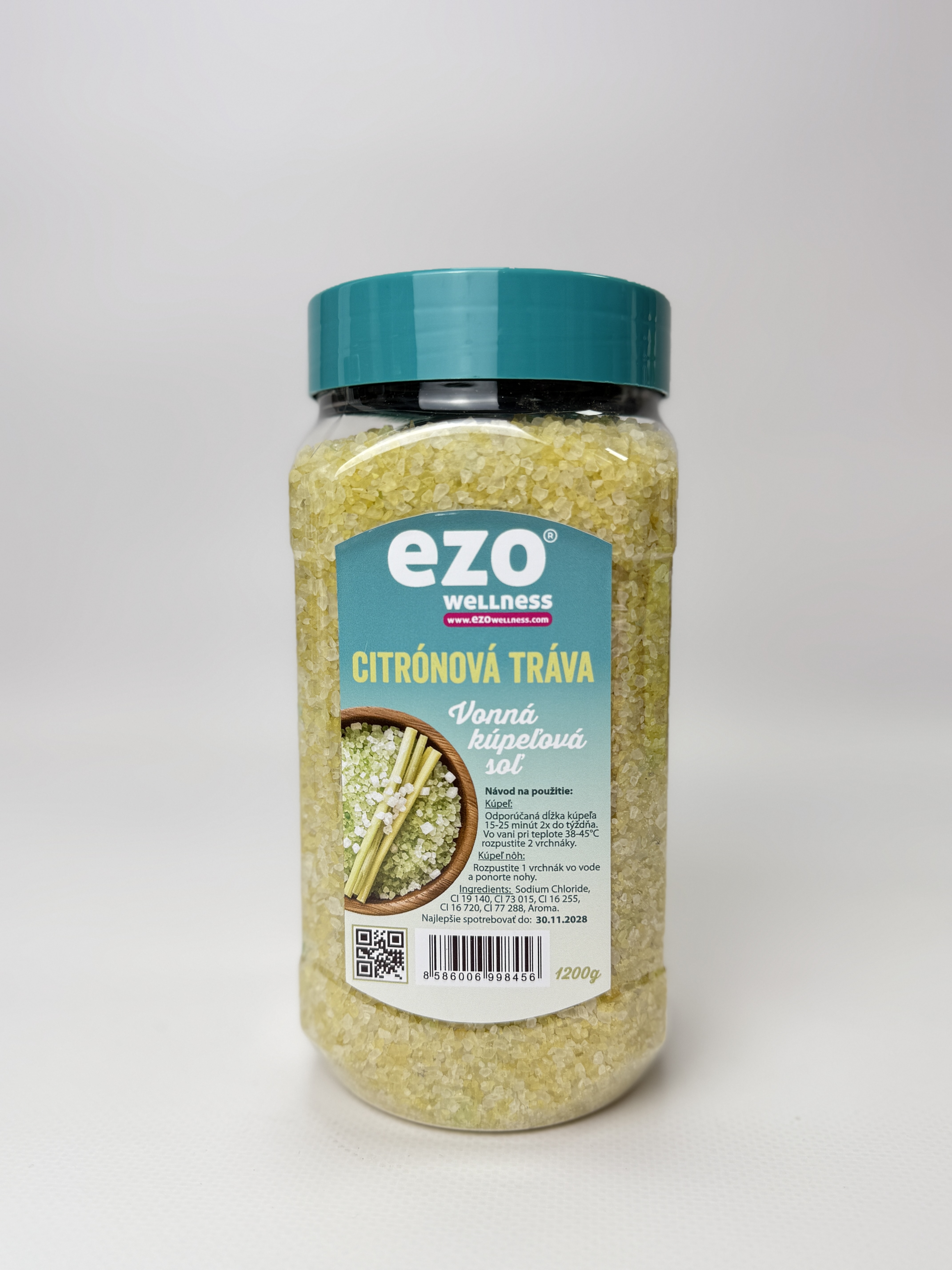 EZO Сіль CITRONOVA TRAVA д. ванни 1200g