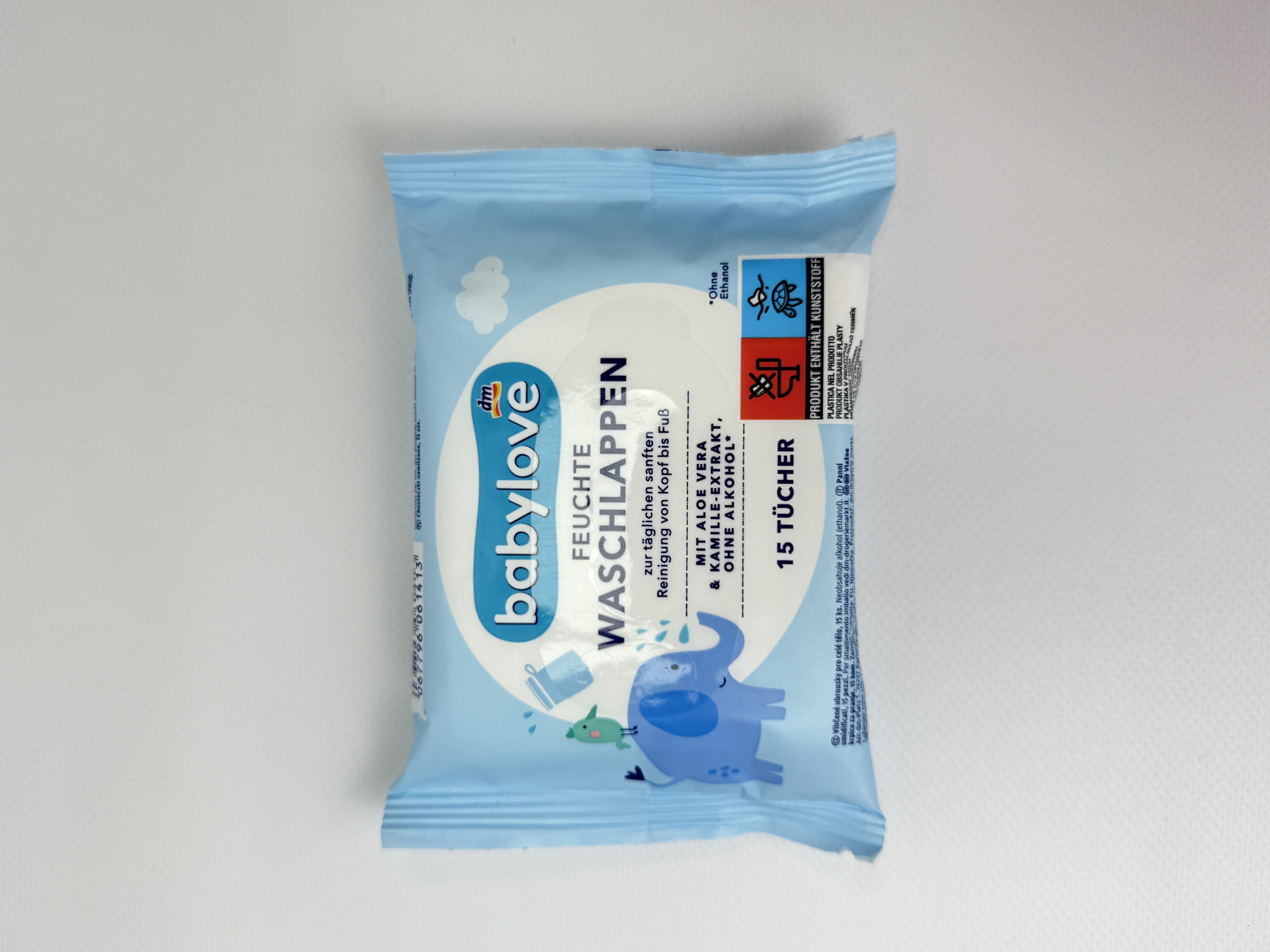 babylove Серветка волога 15 шт