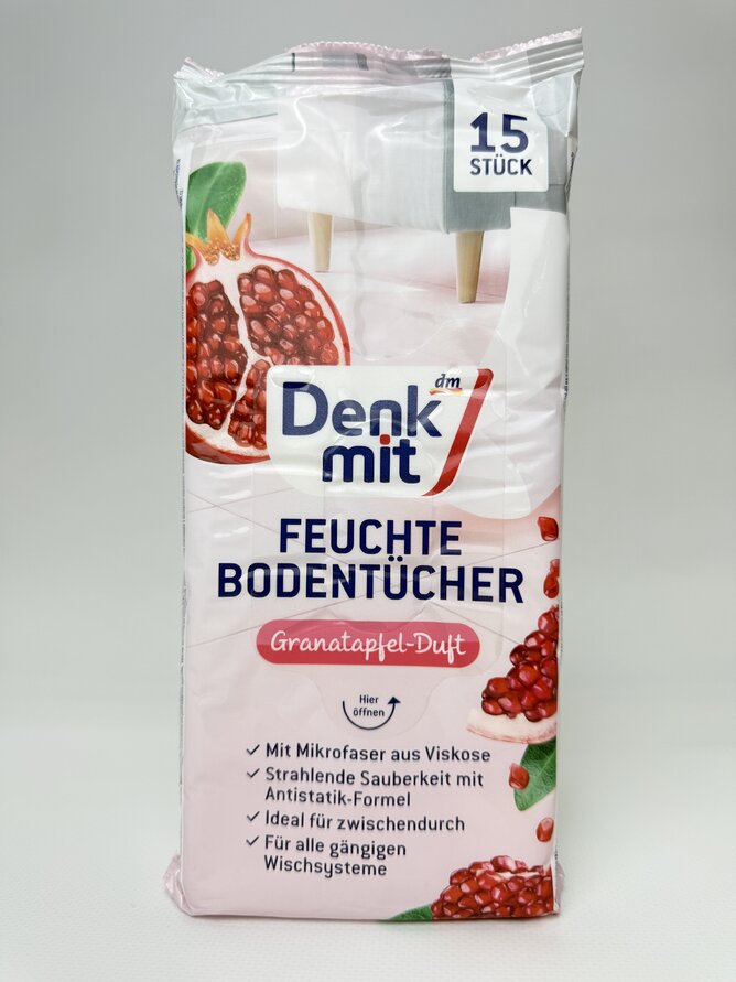 Denk Mit Серветки вологі для підлоги Granatapfel 15 шт.