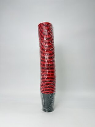 Стакан пап. 250 мл червоно-чорні