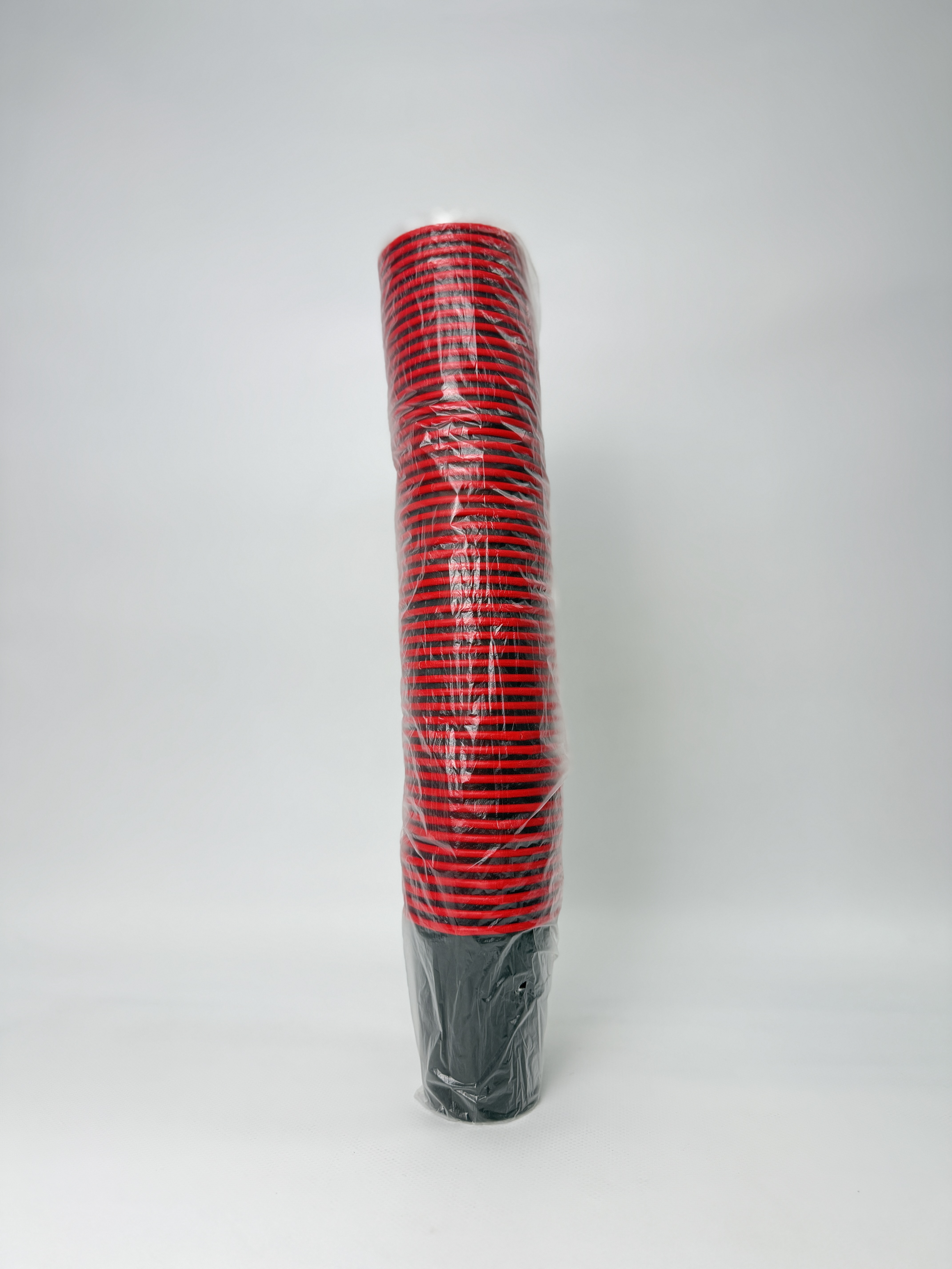 Стакан пап. 250 мл червоно-чорні