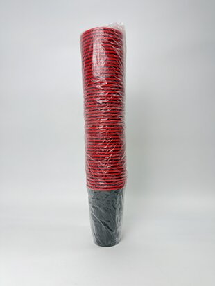 Стакан пап. 340 мл червоно-чорний