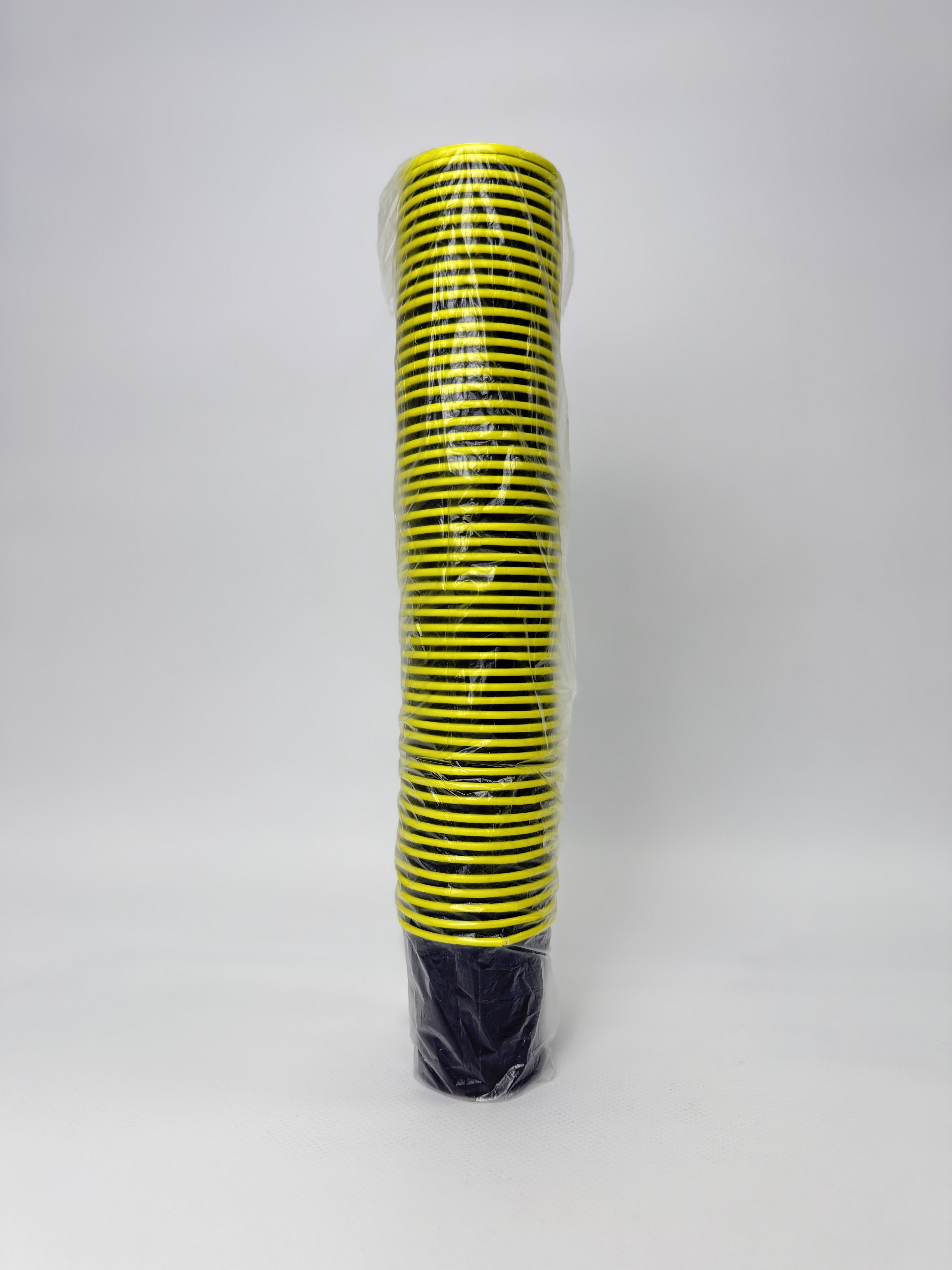 Стакан пап. 110мл жовто-чорний