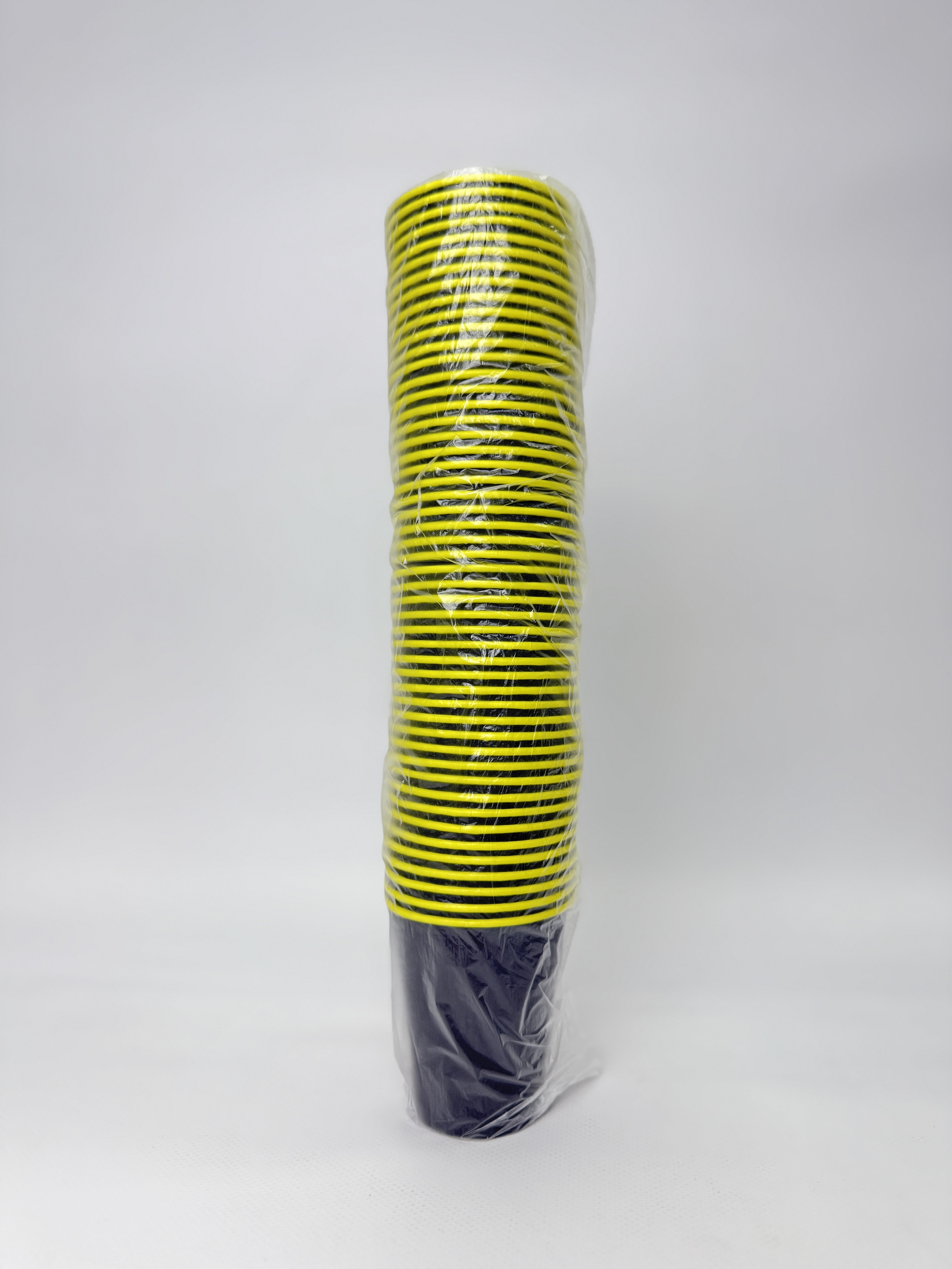 Стакан пап. 175мл жовто-чорні